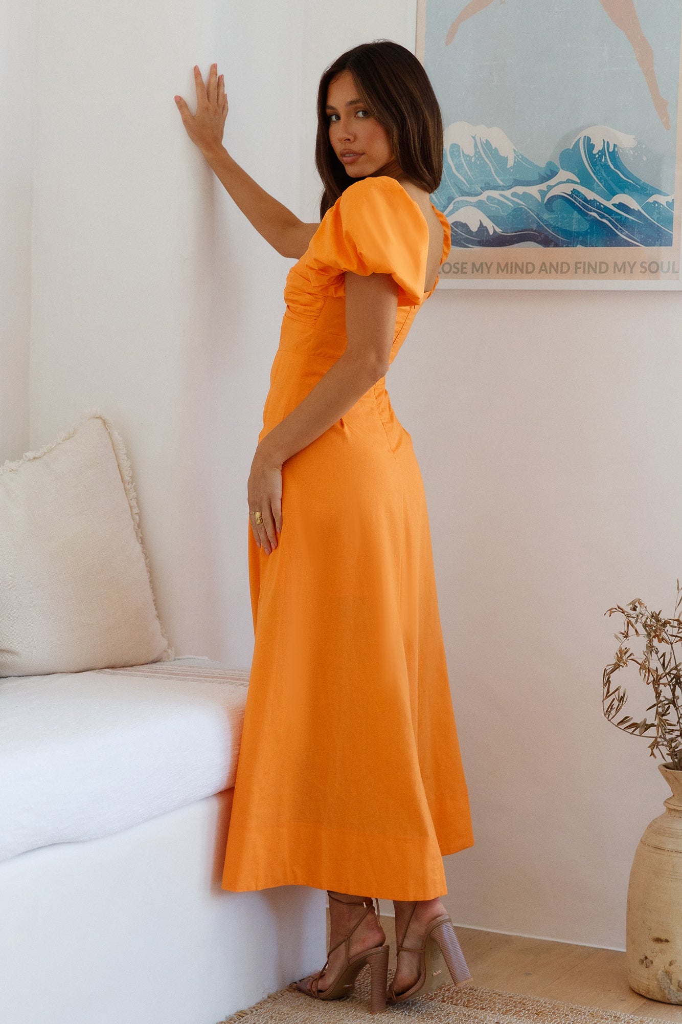 Feeling Tanned Maxi Dress Orange-Seaa Fashion