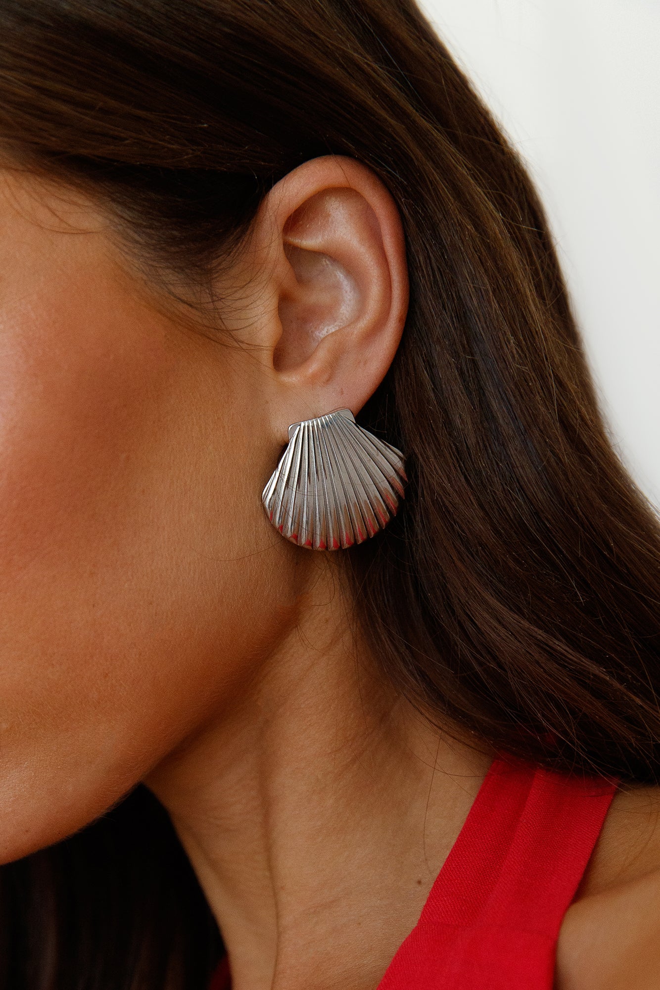 Washed Up Earrings Silver-Seaa Fashion