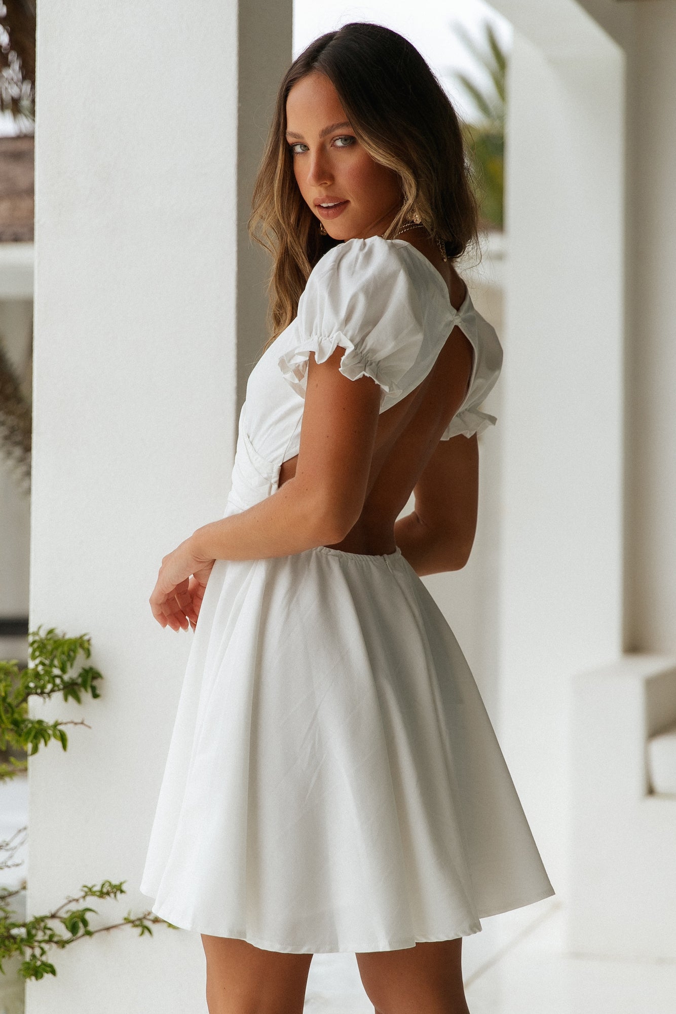 Waiting For The Sun Dress White-Seaa Fashion