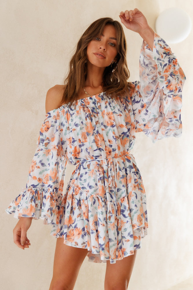 Cool Moon Dress Orange-Seaa Fashion