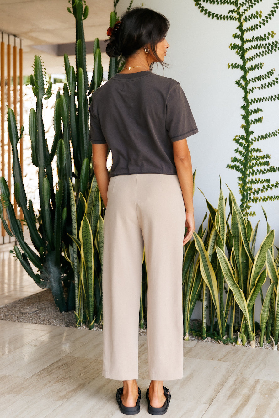 WRANGLER Floral Bones Crop Tee Worn Black-Seaa Fashion