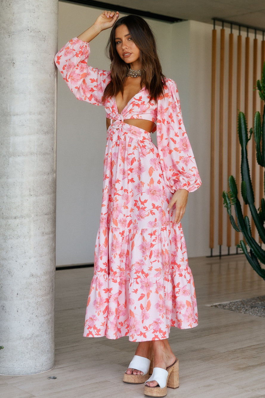 Better Part Maxi Dress Pink-Seaa Fashion