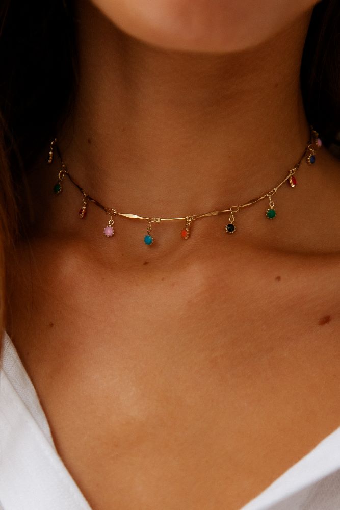 Prism Drops Necklace-Seaa Fashion