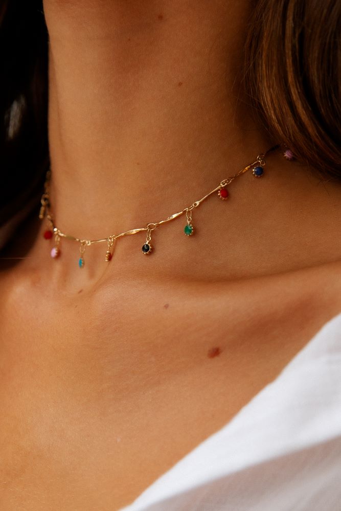 Prism Drops Necklace-Seaa Fashion