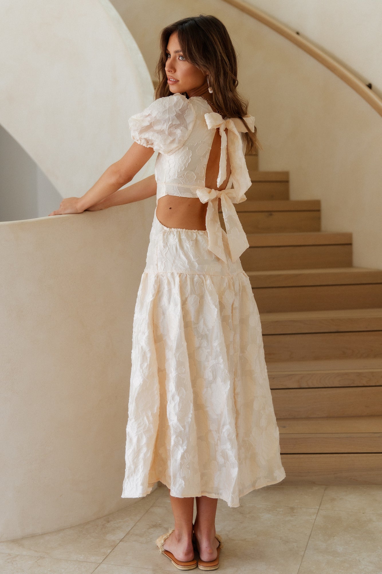 Make The Most Maxi Dress Cream-Seaa Fashion