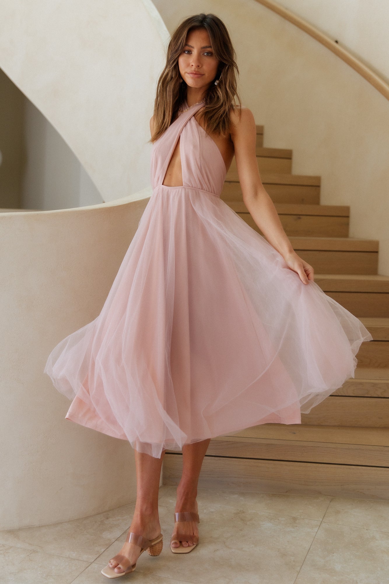 Warm Welcomes Maxi Dress Blush-Seaa Fashion