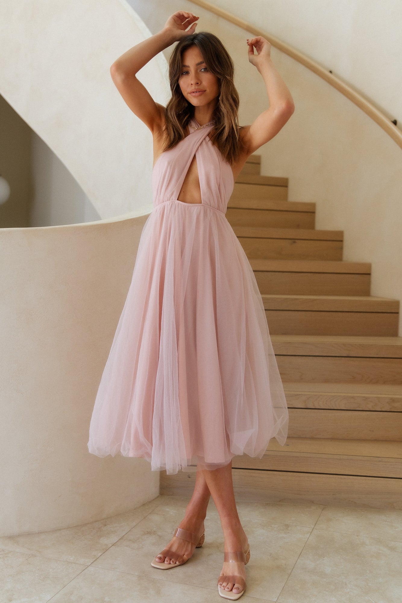 Warm Welcomes Maxi Dress Blush-Seaa Fashion