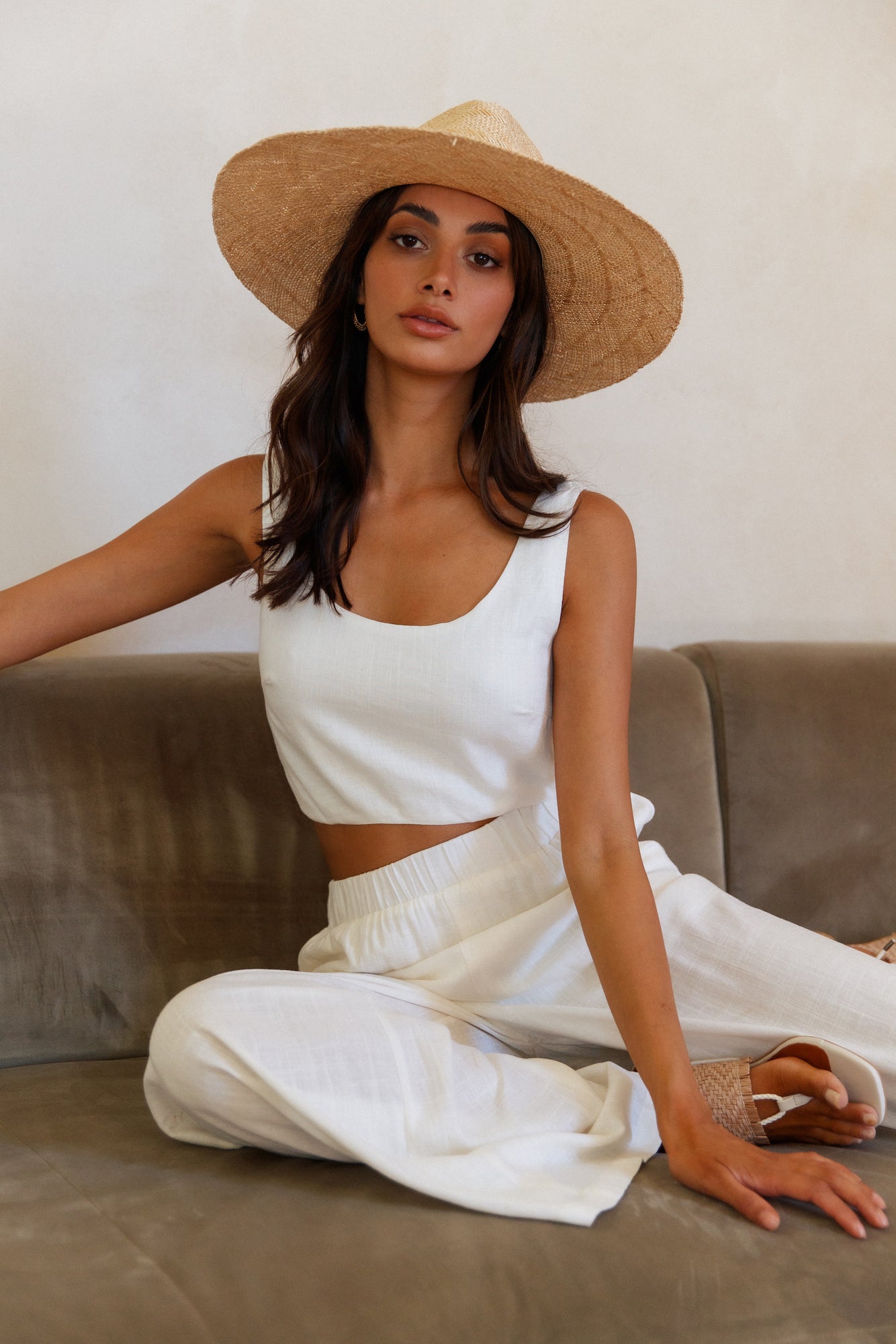 Sweet Horizon Pants White-Seaa Fashion