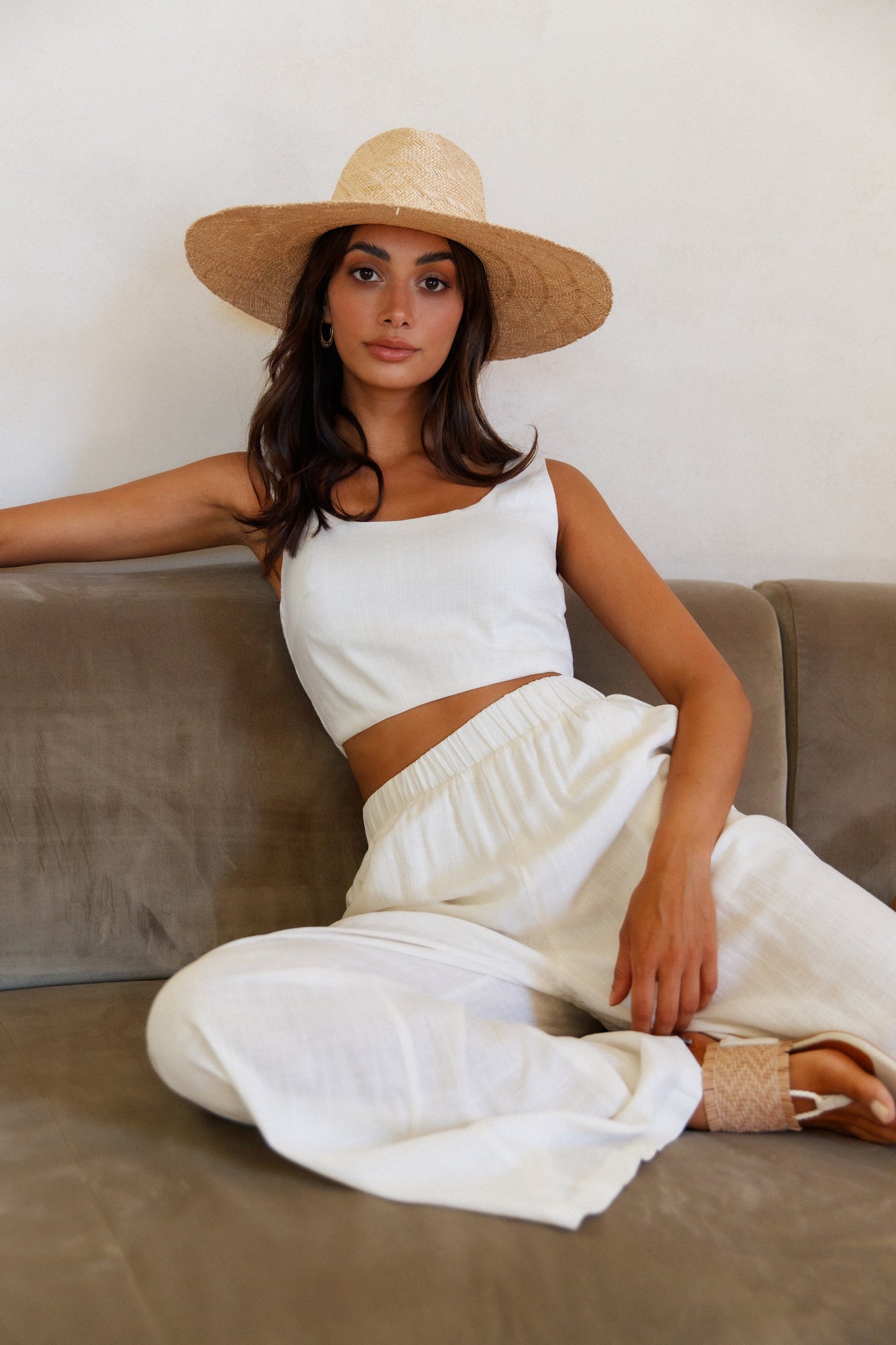 Sweet Horizon Pants White-Seaa Fashion