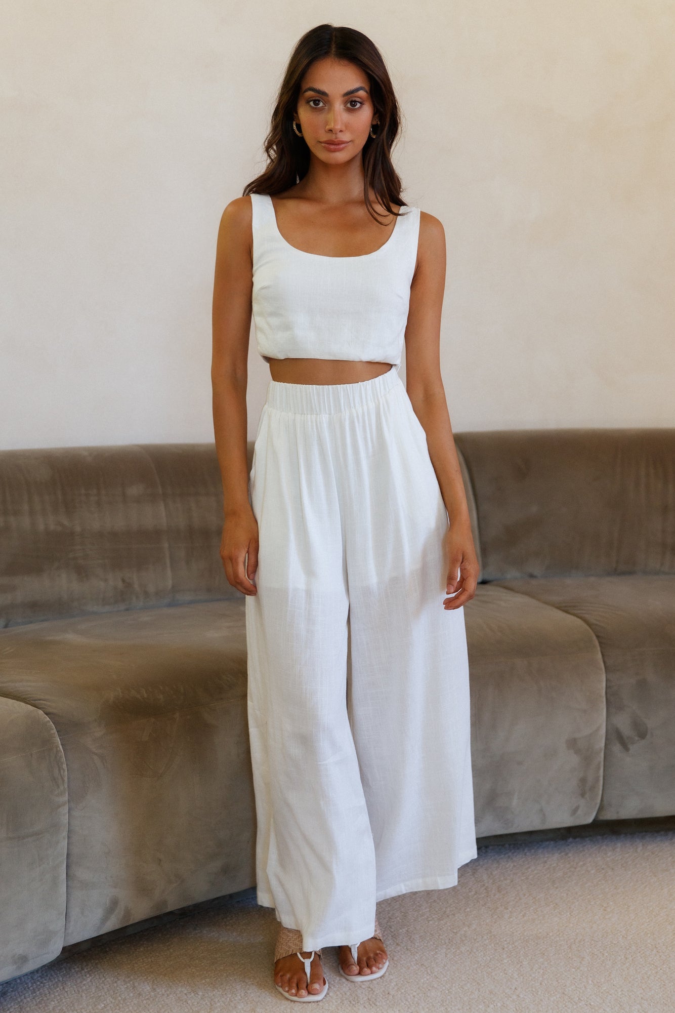 Sweet Horizon Pants White-Seaa Fashion