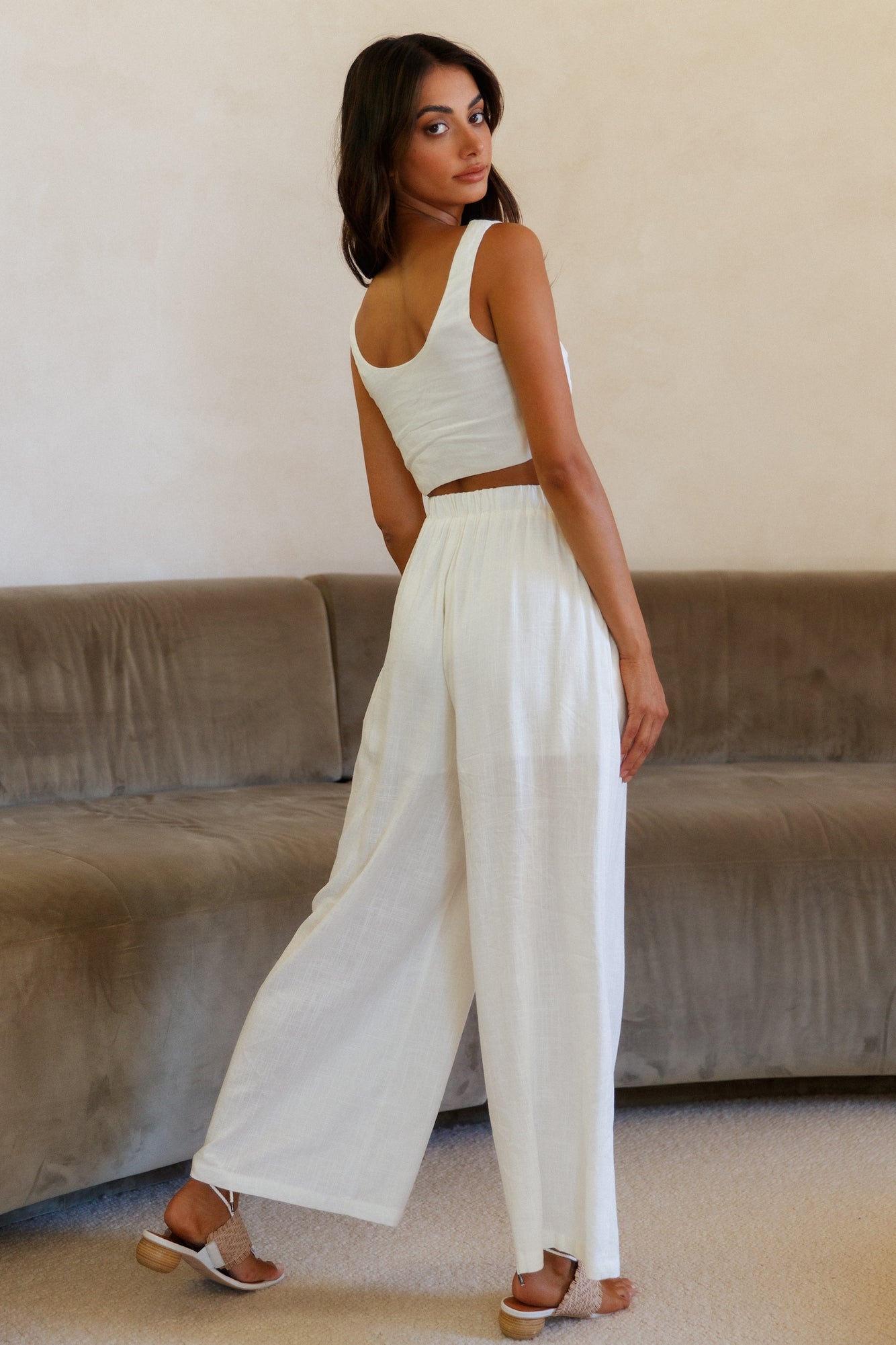Sweet Horizon Pants White-Seaa Fashion