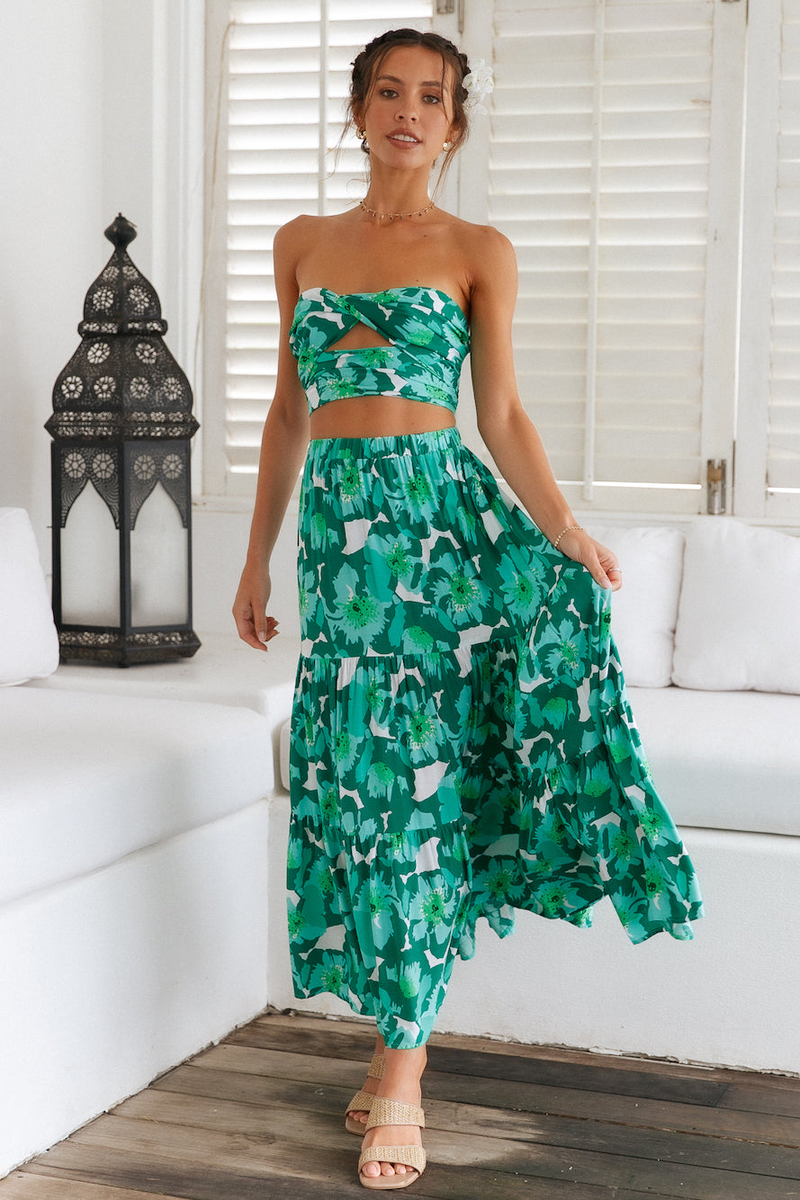 Heart Of The Jungle Maxi Skirt-Seaa Fashion