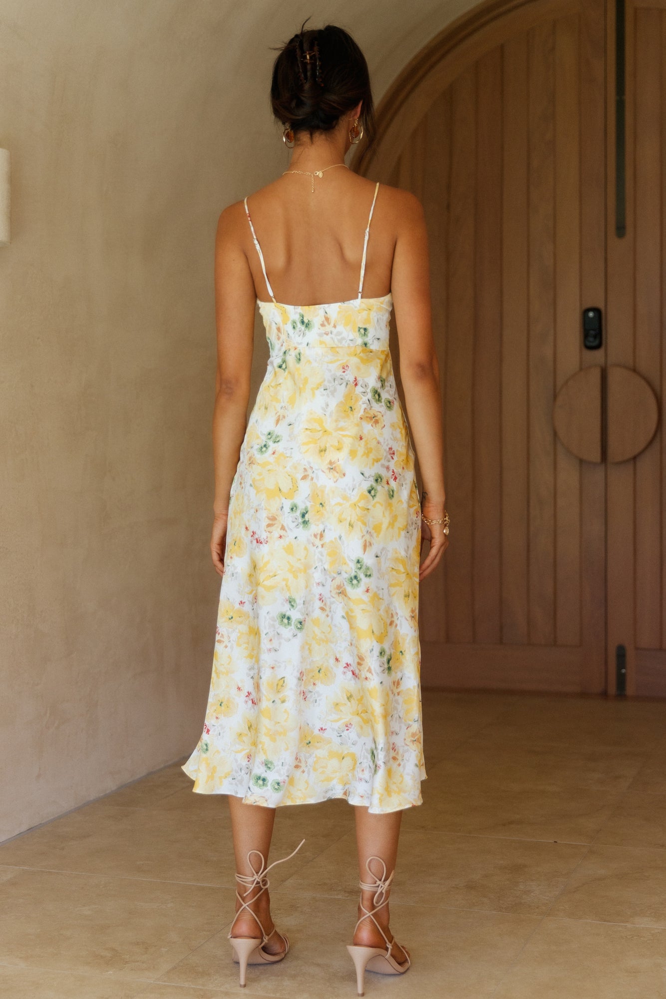Whispered Confessions Maxi Dress Yellow-Seaa Fashion