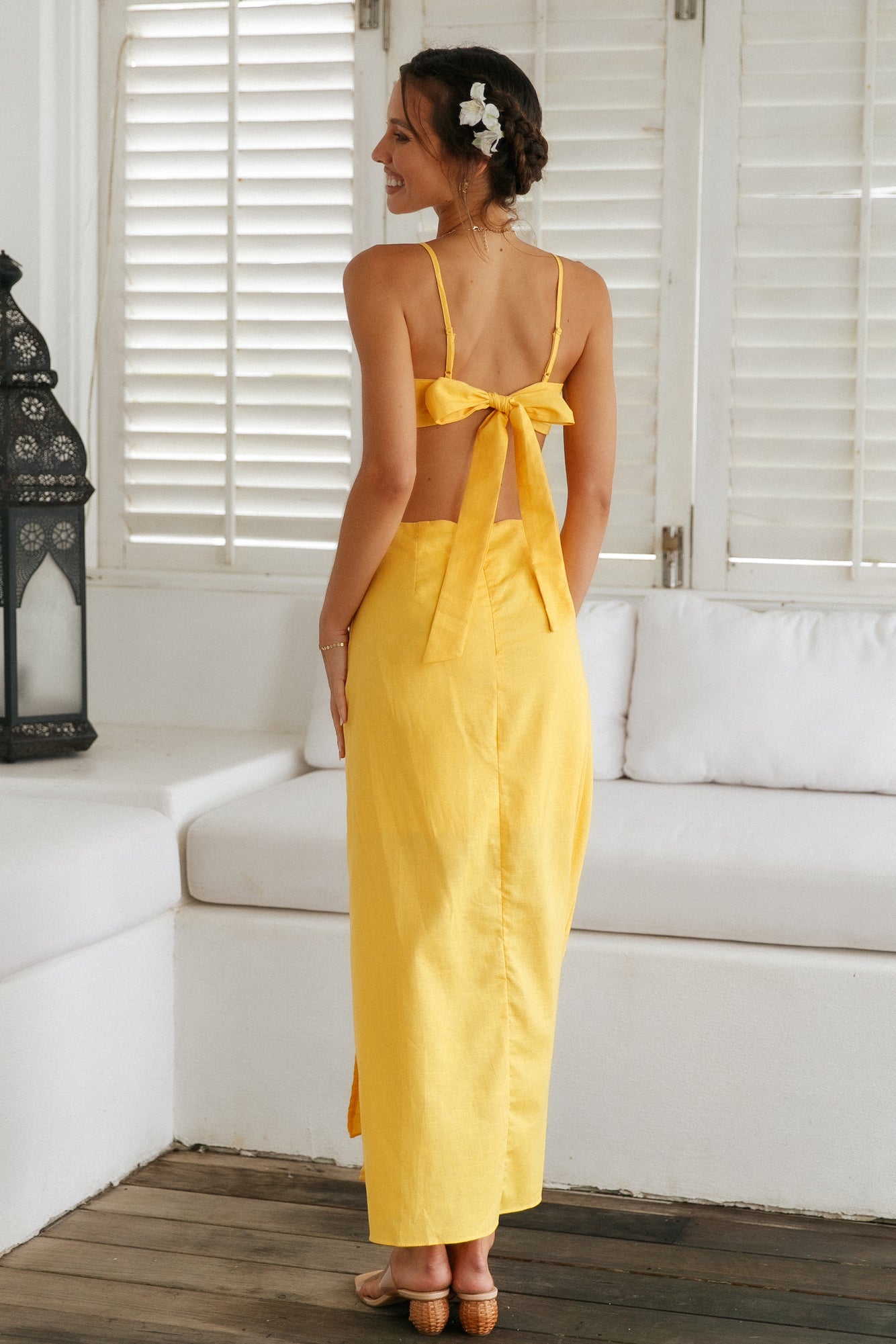 Real With You Maxi Dress Yellow-Seaa Fashion