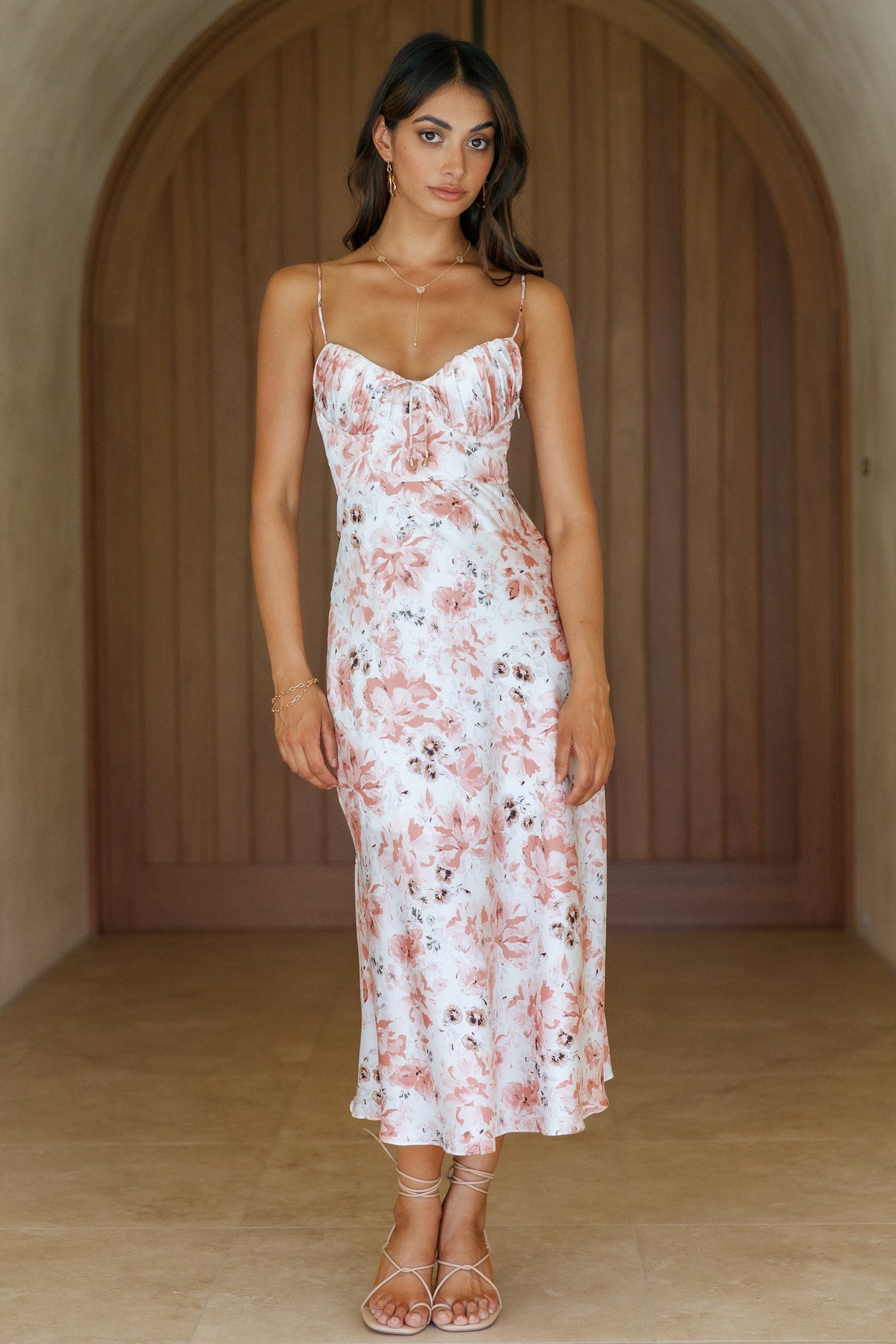Whispered Confessions Maxi Dress Pink-Seaa Fashion