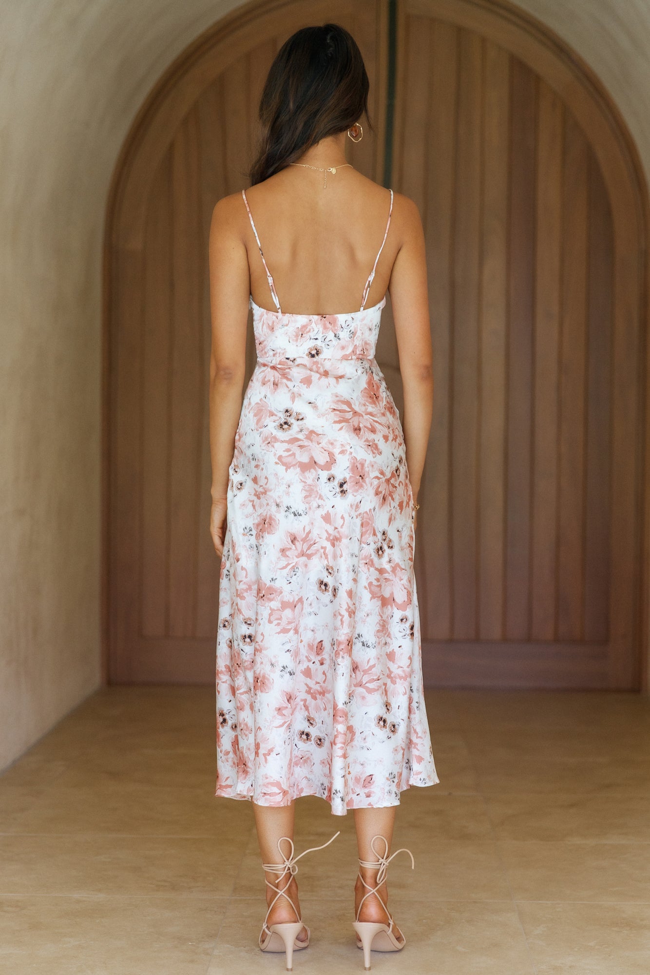 Whispered Confessions Maxi Dress Pink-Seaa Fashion