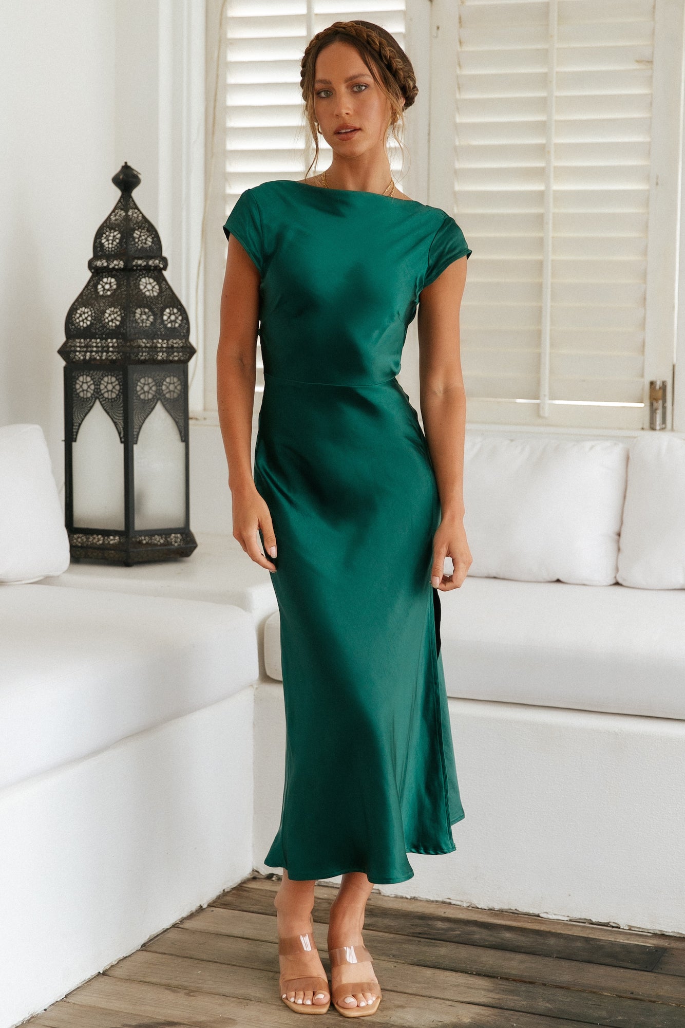 One Last Song Maxi Dress Forest Green-Seaa Fashion