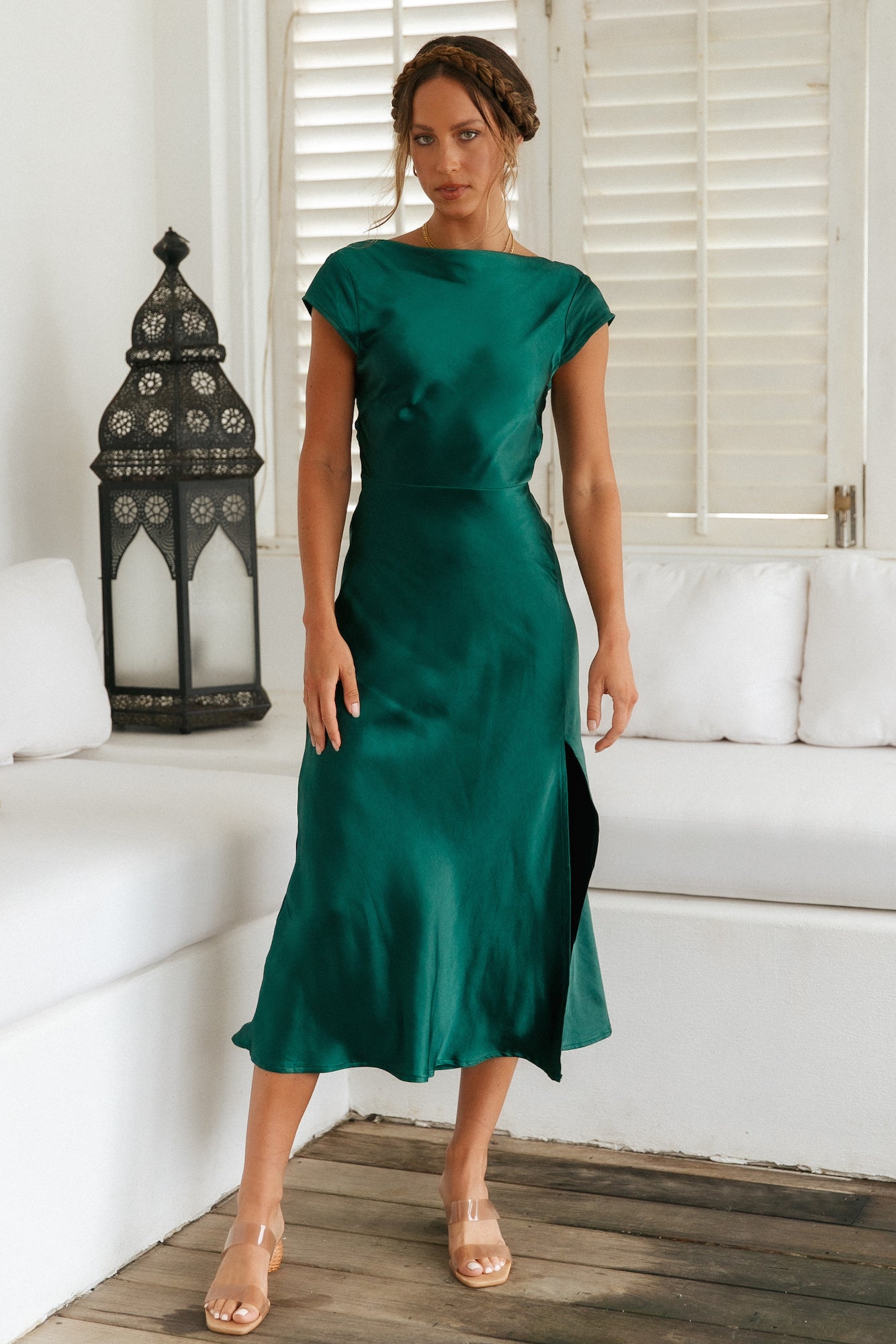 One Last Song Maxi Dress Forest Green-Seaa Fashion