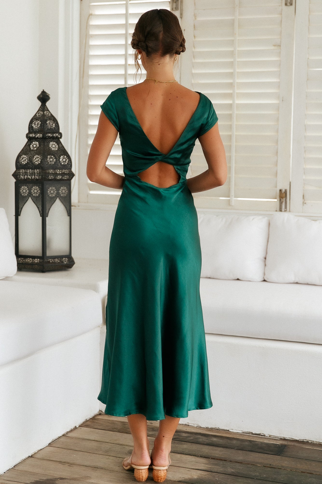 One Last Song Maxi Dress Forest Green-Seaa Fashion