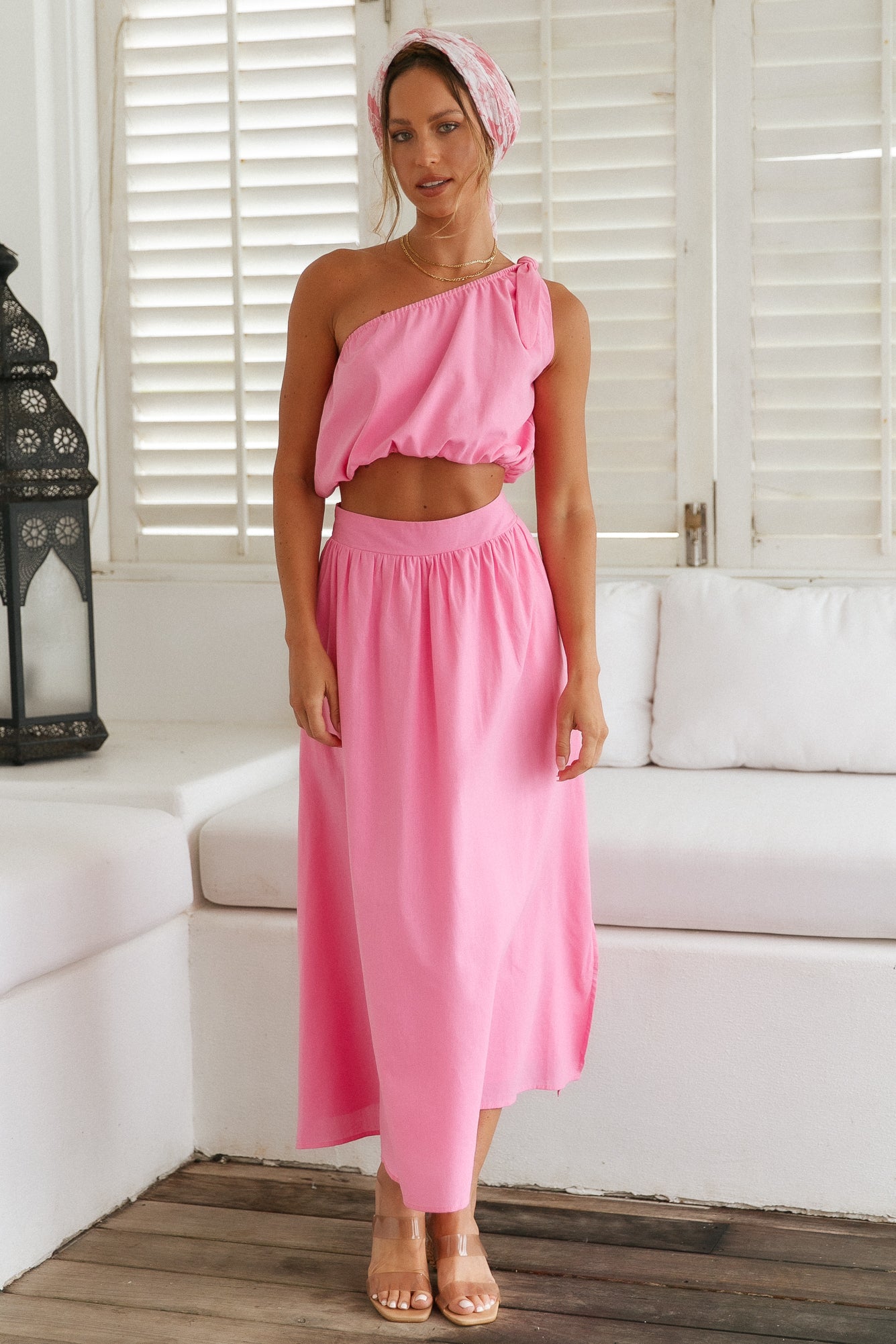 Carpe Diem Maxi Skirt Pink-Seaa Fashion