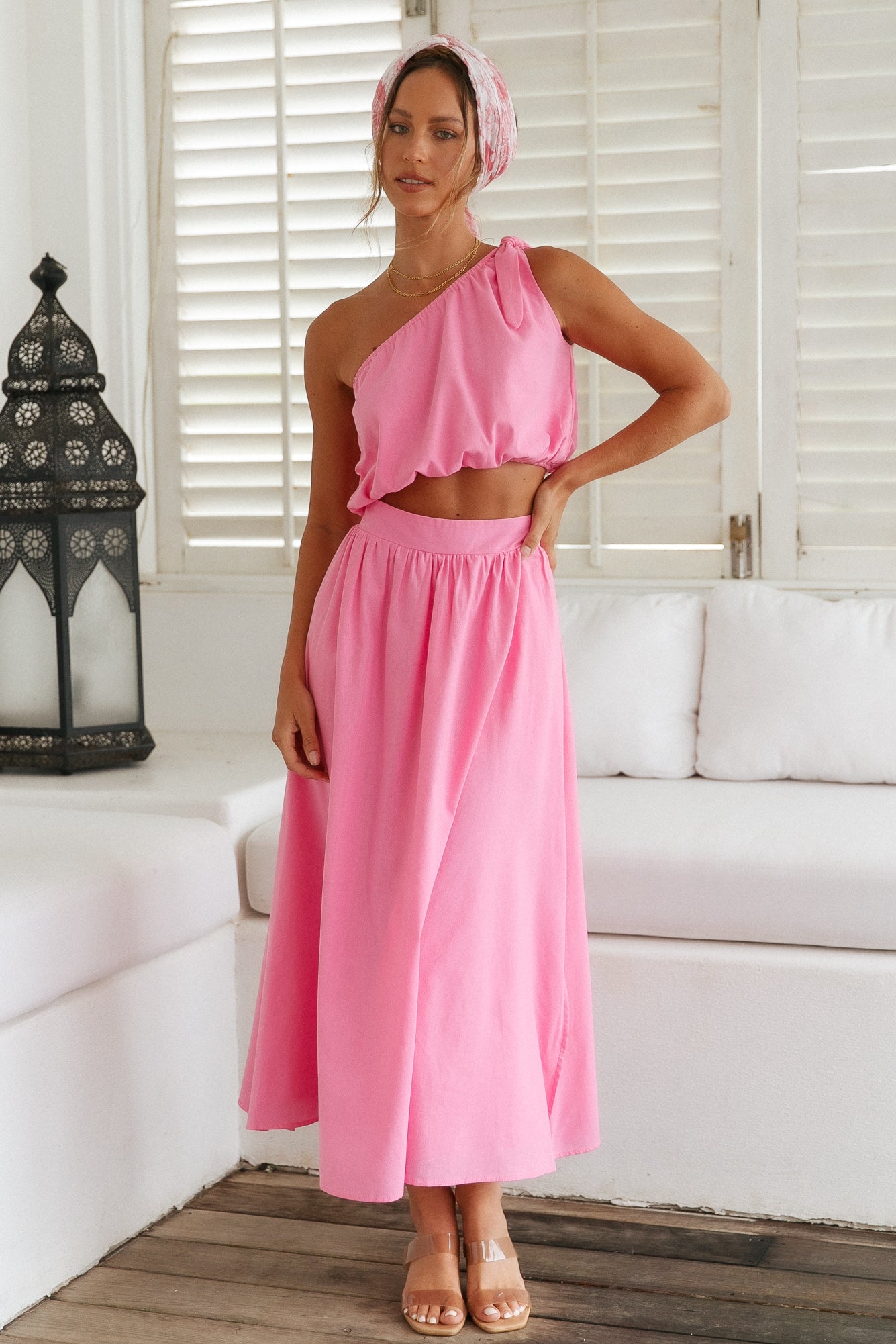 Carpe Diem Maxi Skirt Pink-Seaa Fashion