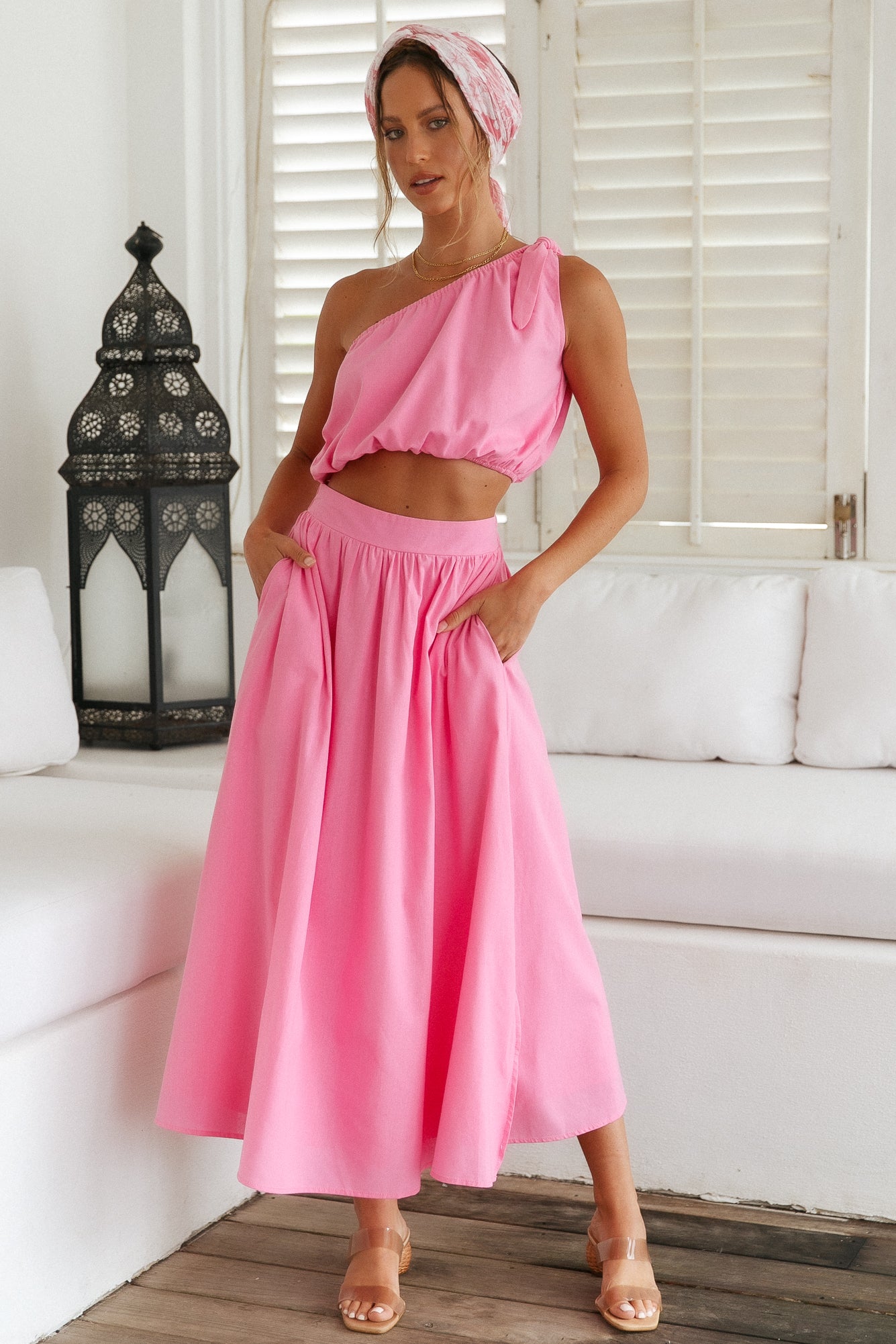 Carpe Diem Maxi Skirt Pink-Seaa Fashion