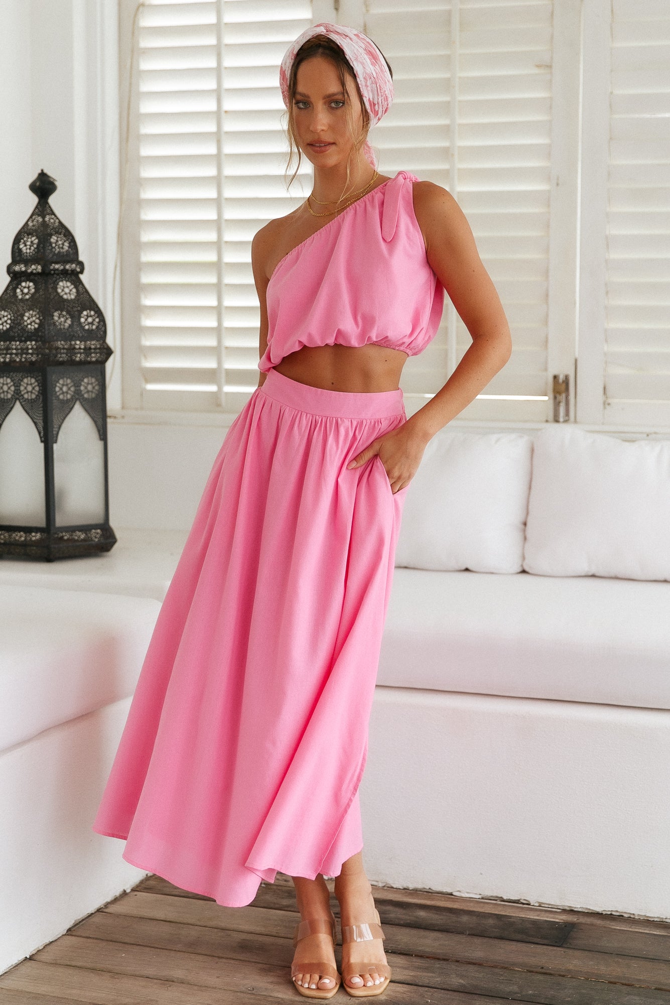 Carpe Diem Maxi Skirt Pink-Seaa Fashion