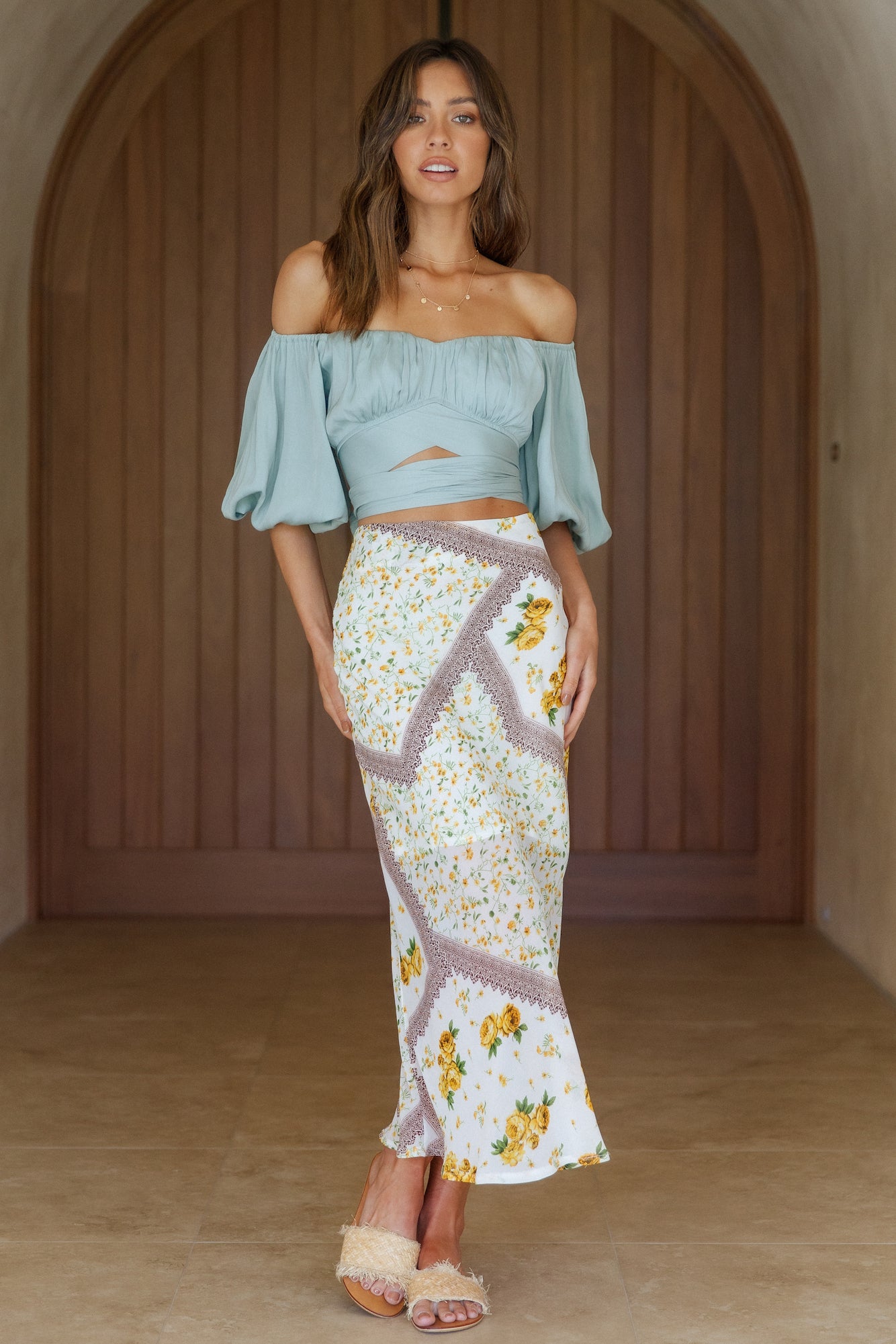 Under The Same Sky Crop Top Pistachio-Seaa Fashion