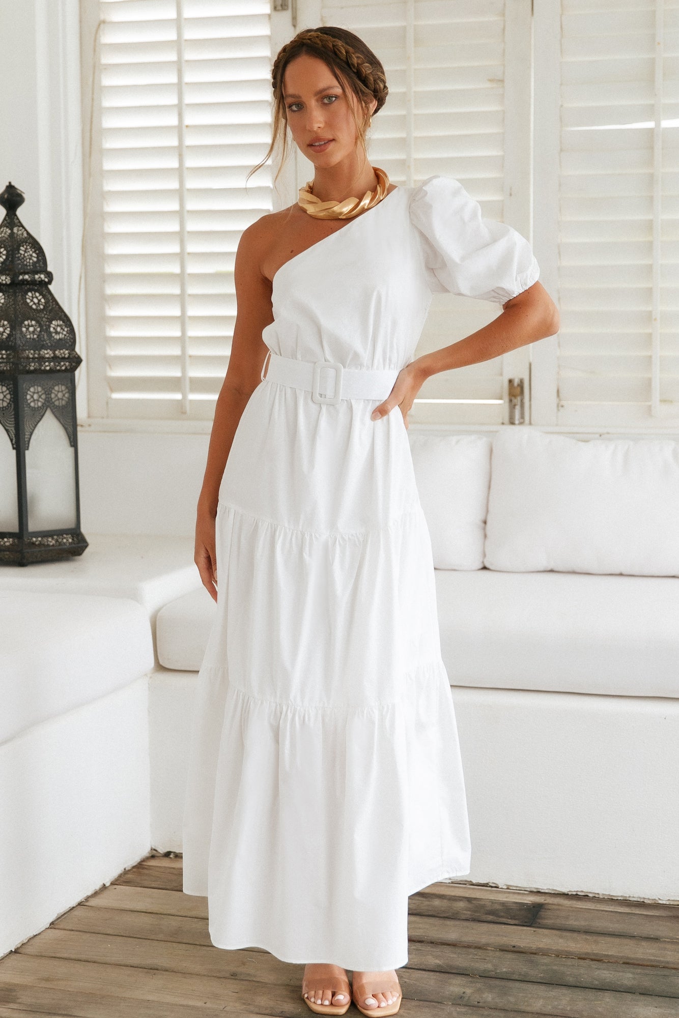 By The Waves Maxi Dress White-Seaa Fashion