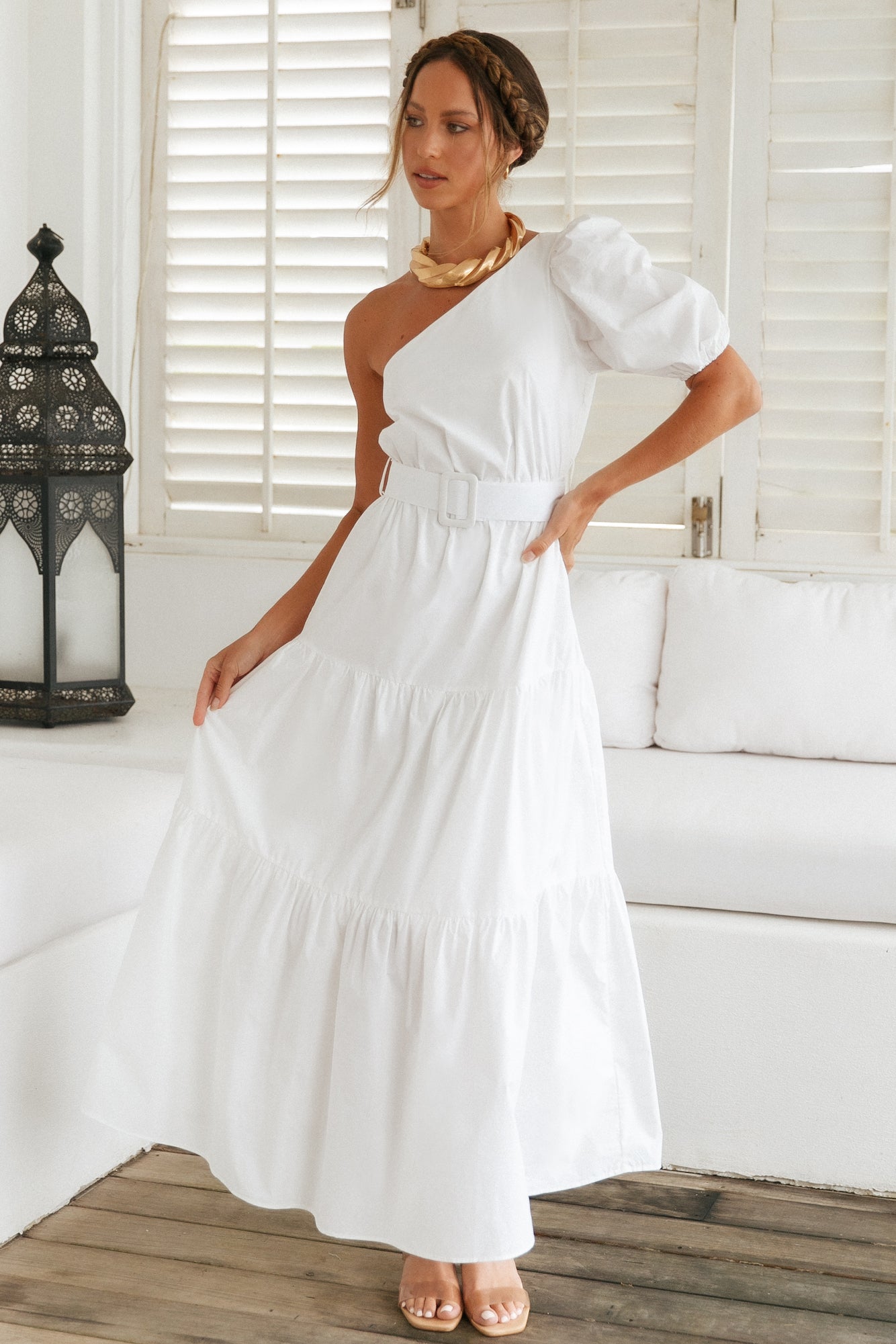 By The Waves Maxi Dress White-Seaa Fashion