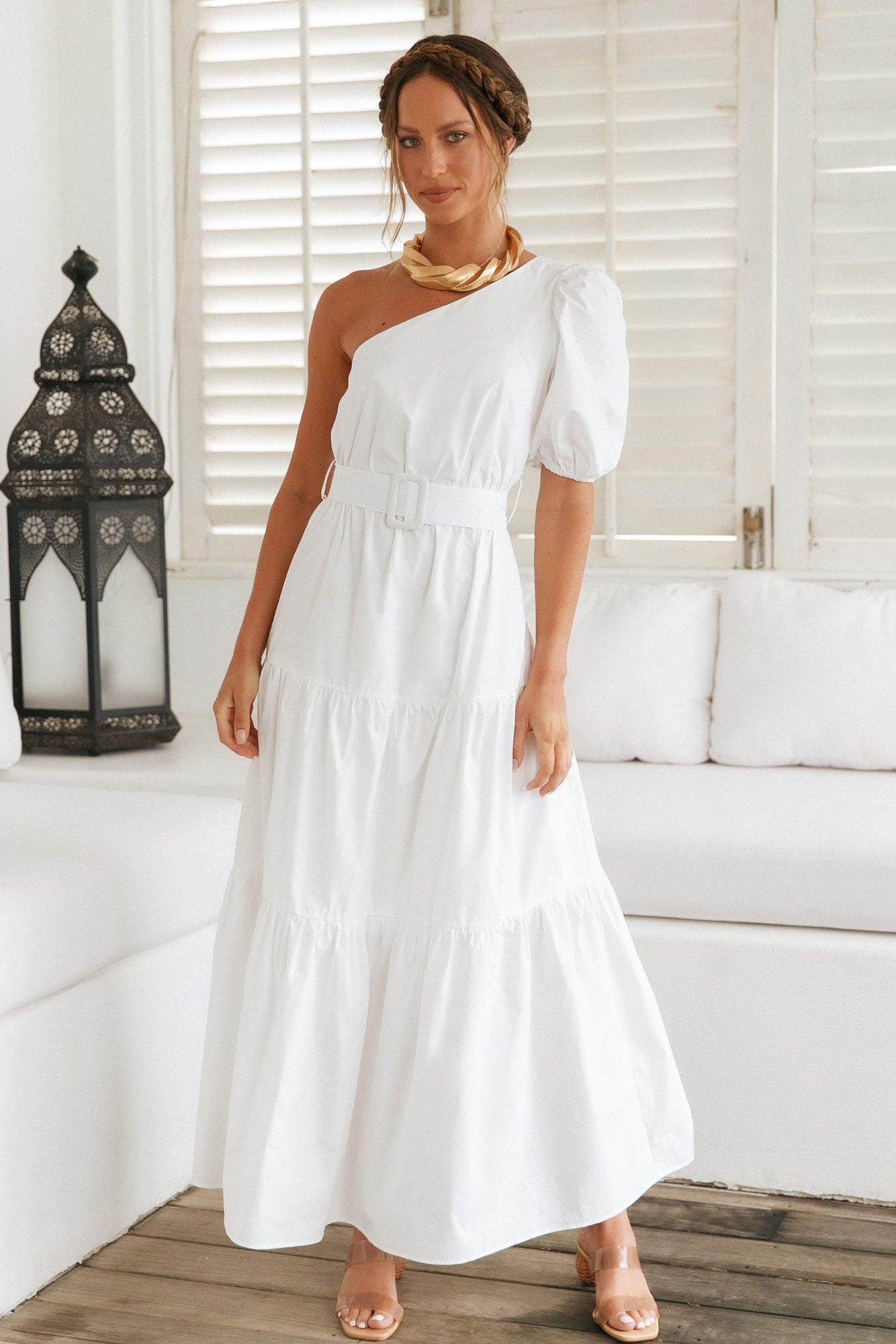 By The Waves Maxi Dress White-Seaa Fashion