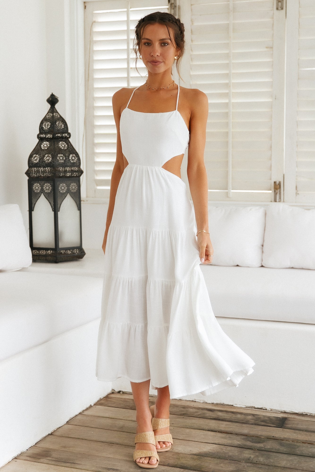 Got The Sun Maxi Dress White-Seaa Fashion