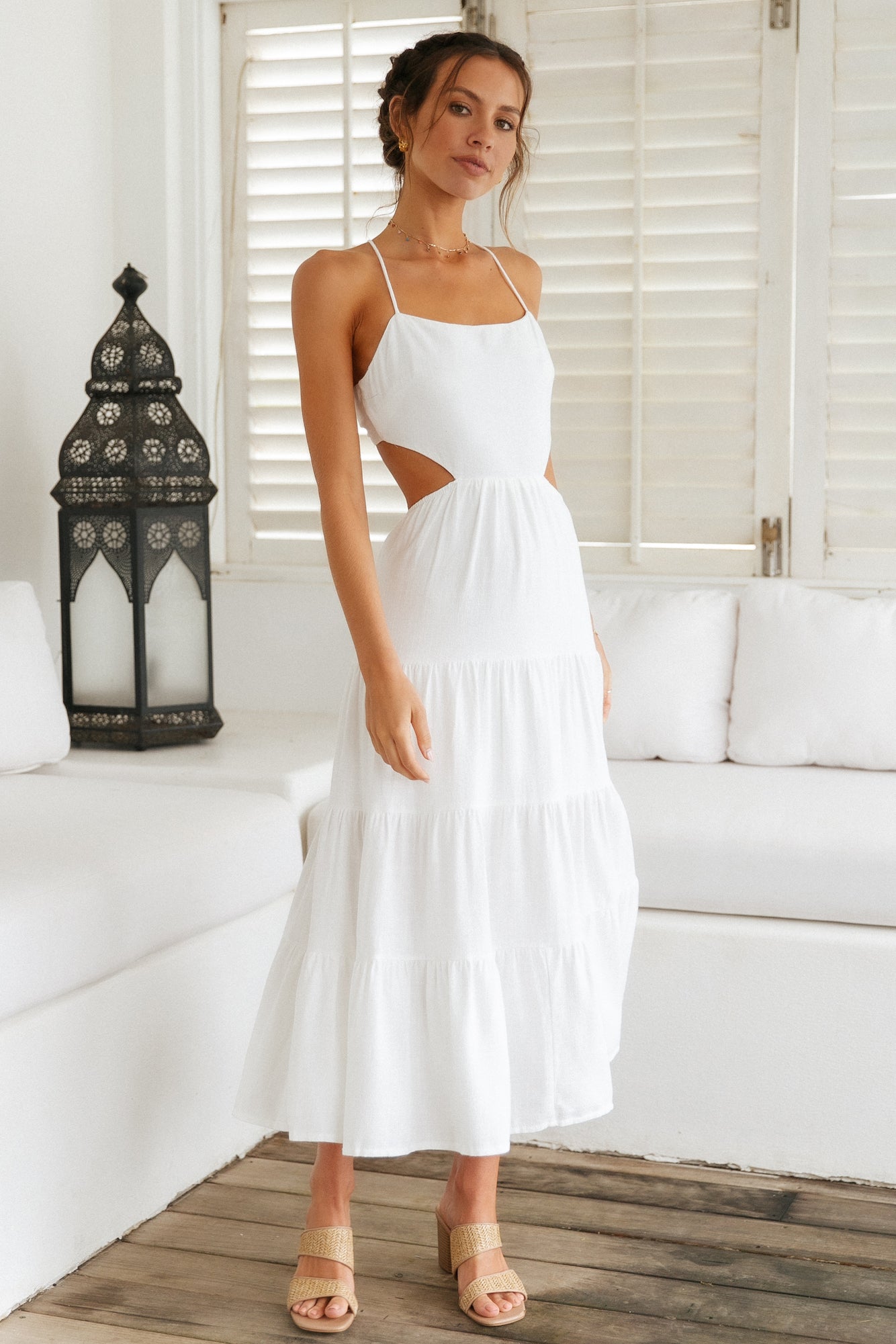 Got The Sun Maxi Dress White-Seaa Fashion
