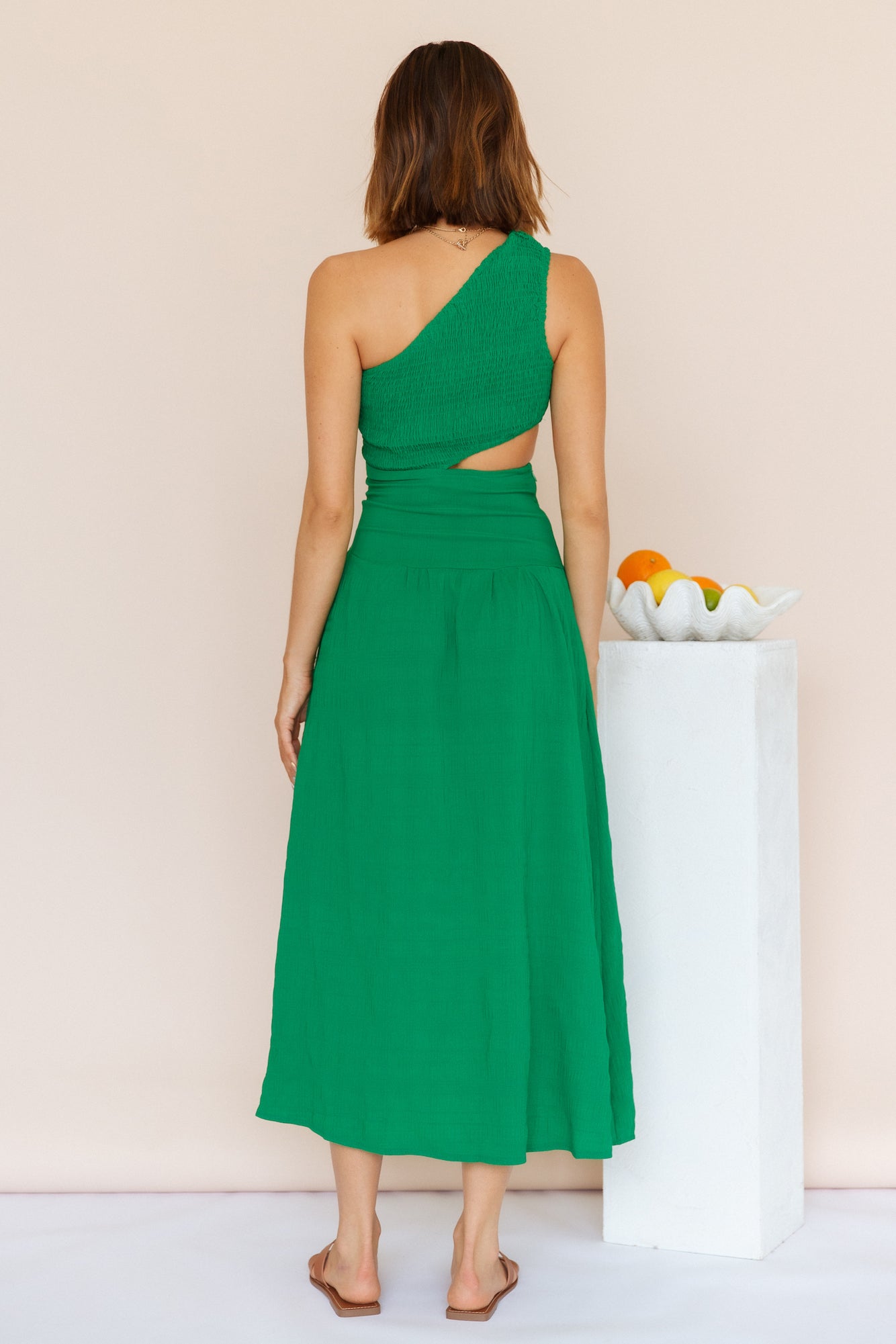 Check In Maxi Dress Green-Seaa Fashion
