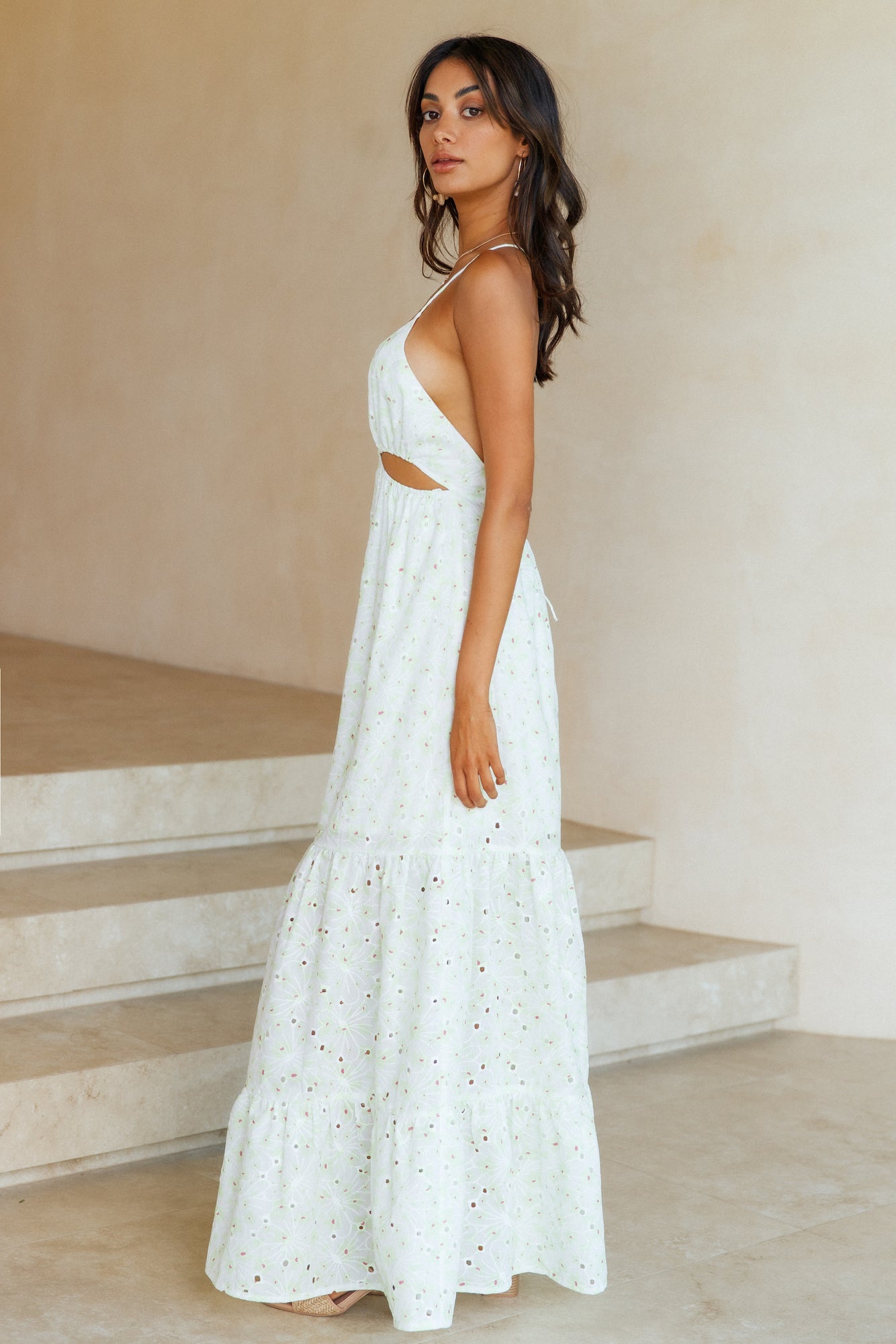 HELLO MOLLY Trust My Words Maxi Dress Green-Seaa Fashion