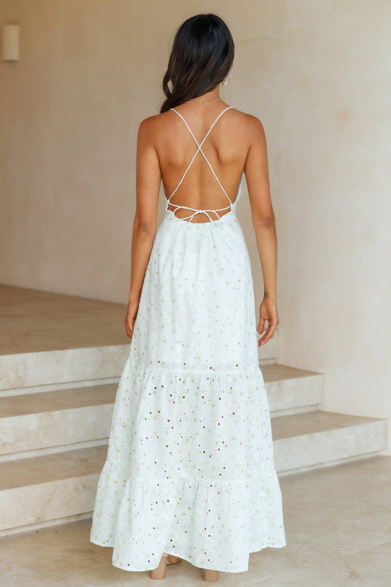 HELLO MOLLY Trust My Words Maxi Dress Green-Seaa Fashion