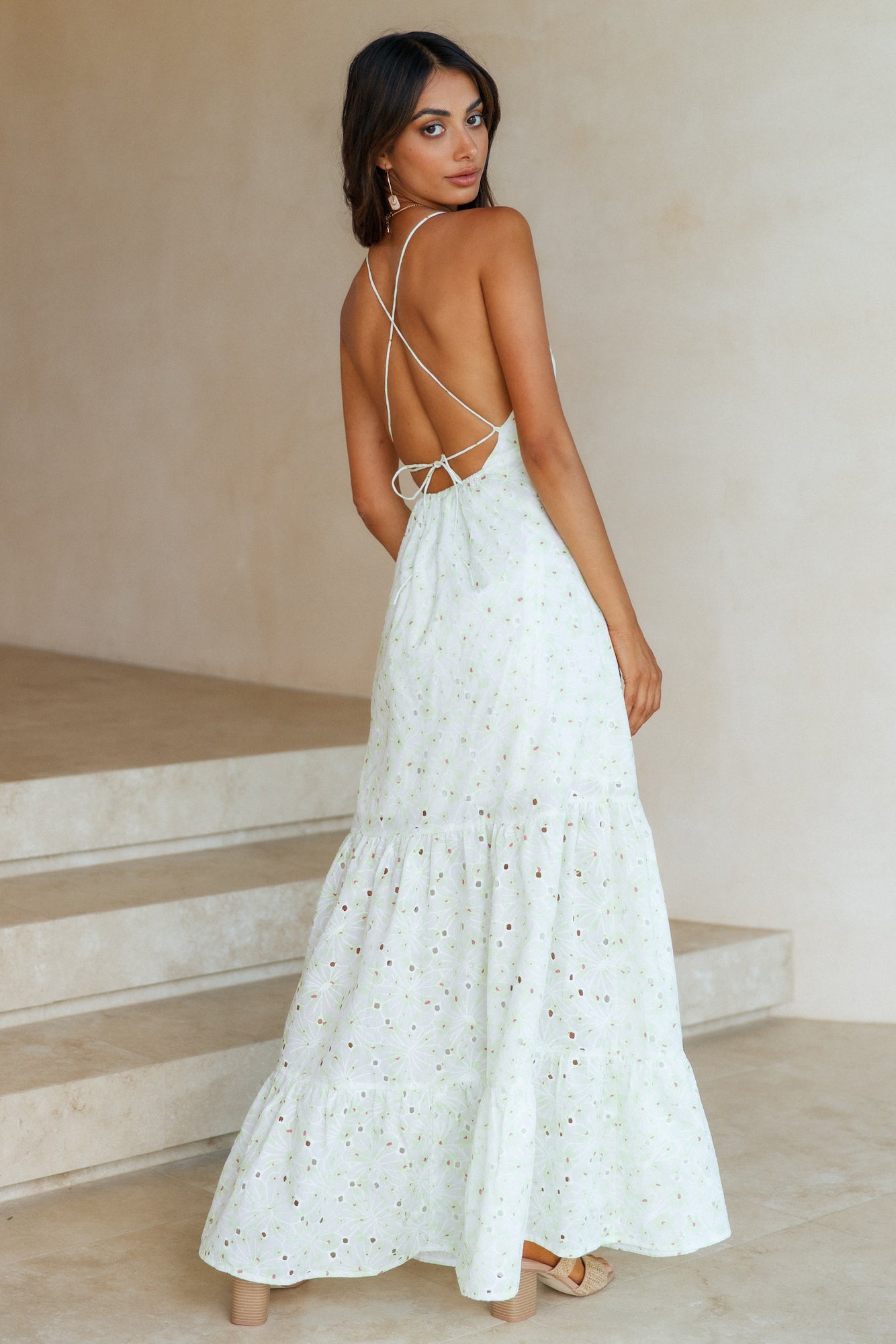 HELLO MOLLY Trust My Words Maxi Dress Green-Seaa Fashion