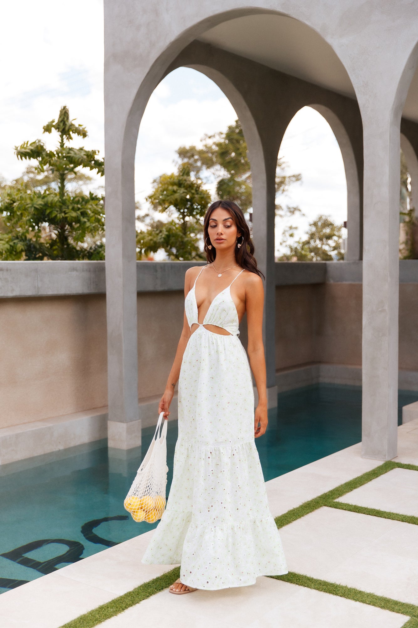 HELLO MOLLY Trust My Words Maxi Dress Green-Seaa Fashion