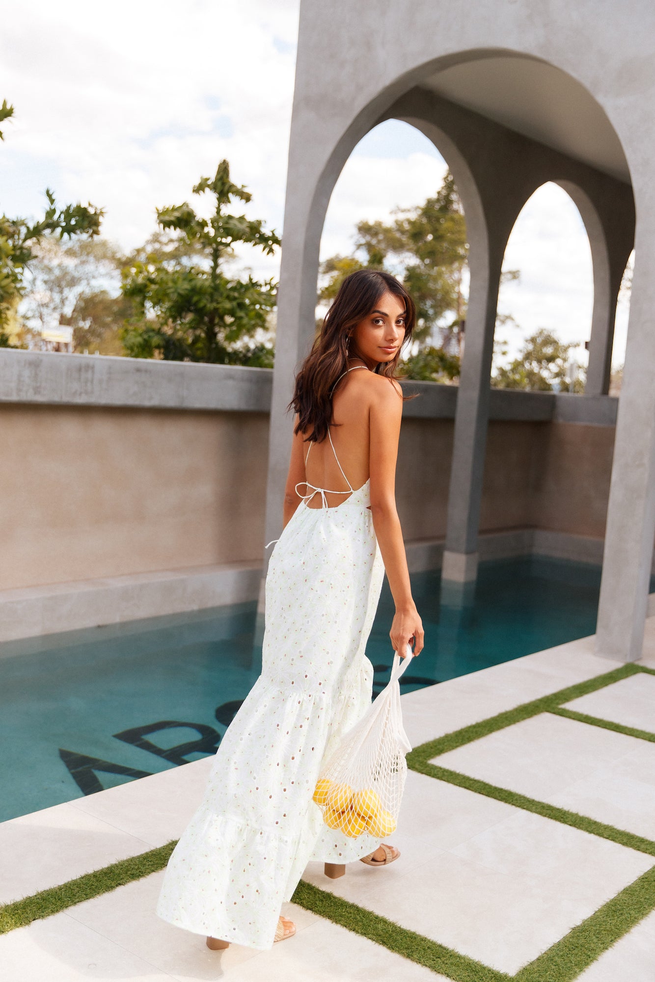 HELLO MOLLY Trust My Words Maxi Dress Green-Seaa Fashion