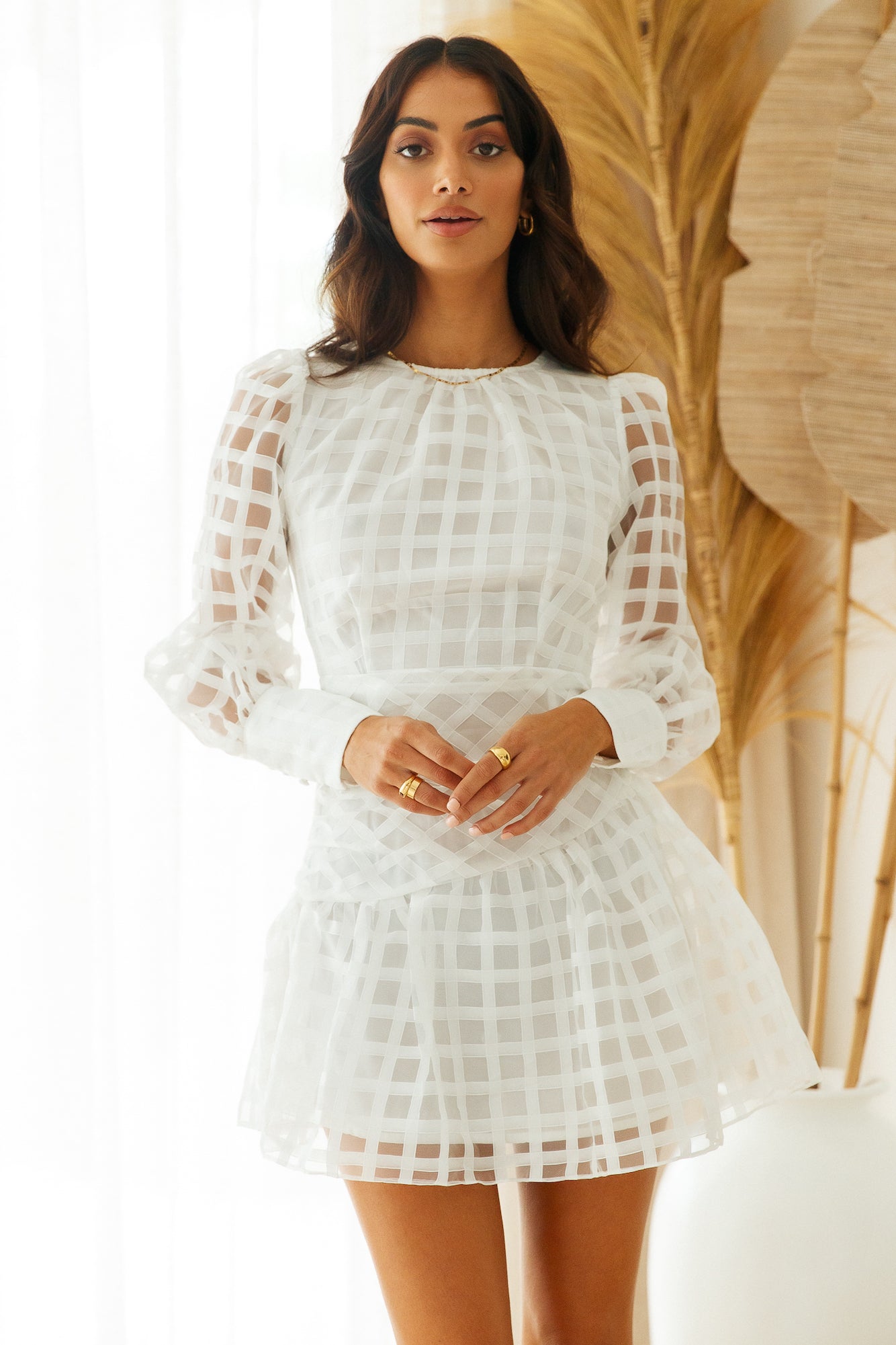 Moonlit Water Dress White-Seaa Fashion