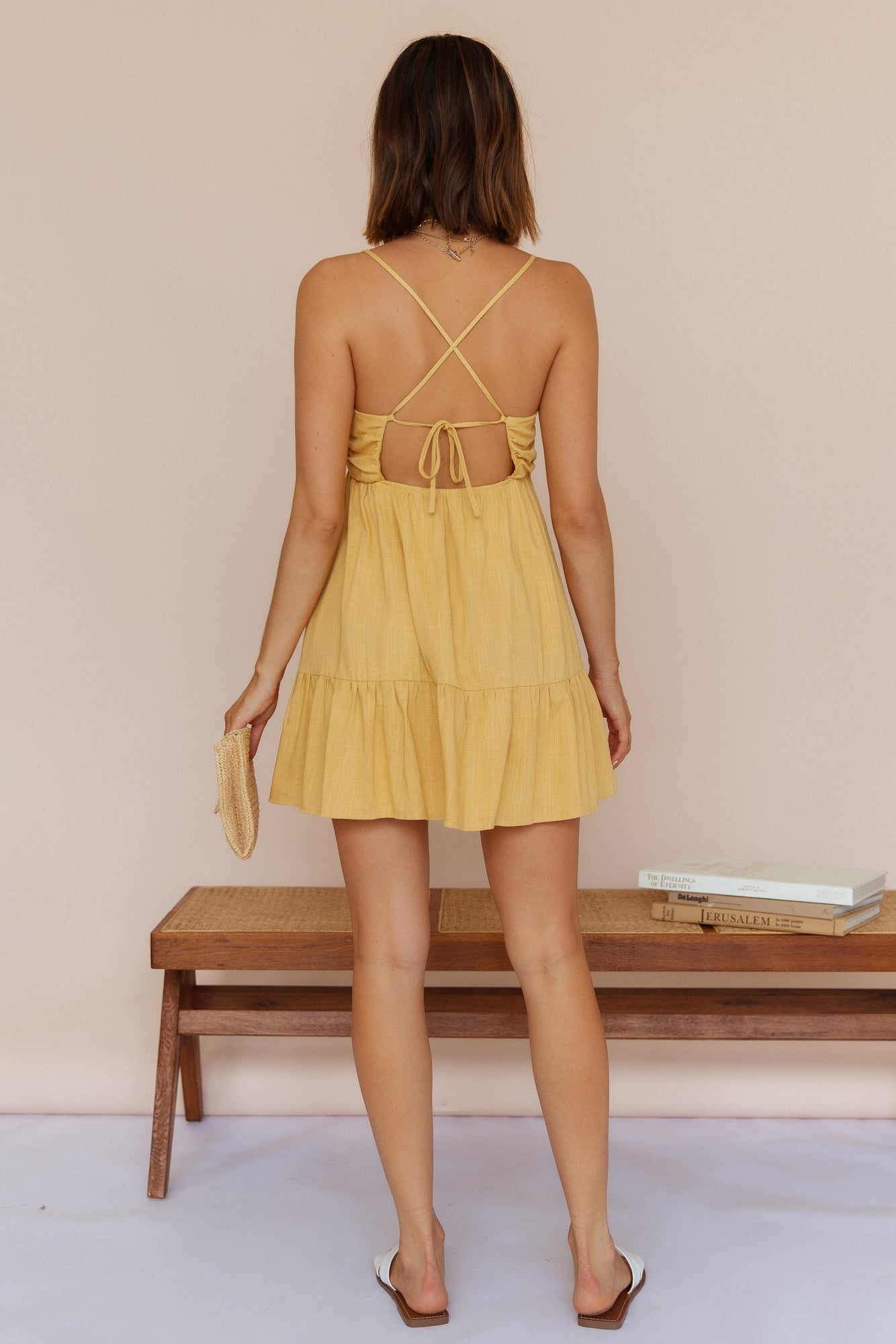 Vanny Dress Mustard-Seaa Fashion