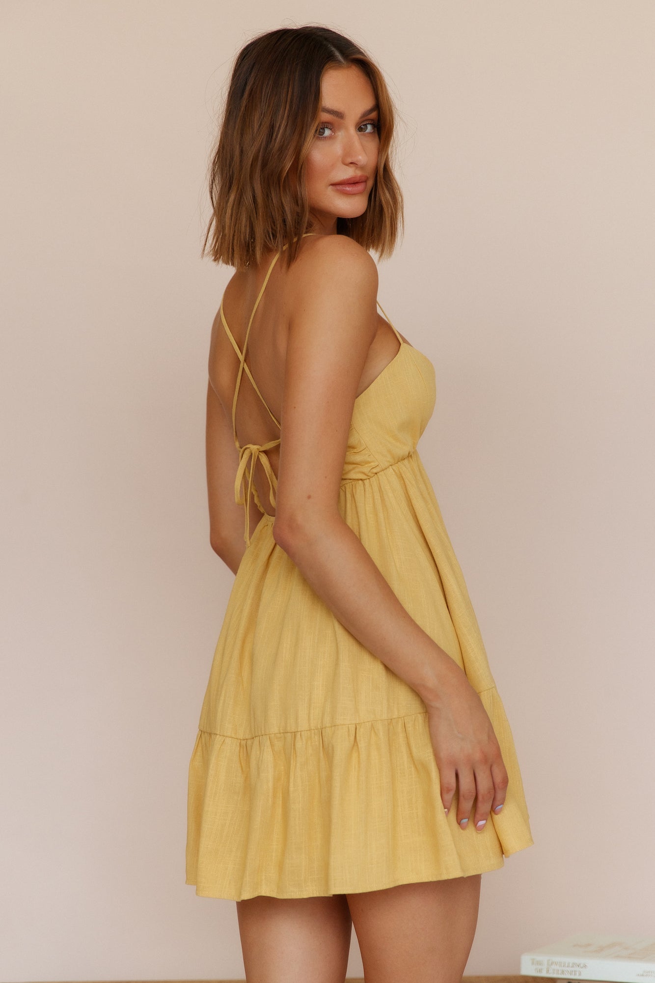 Vanny Dress Mustard-Seaa Fashion