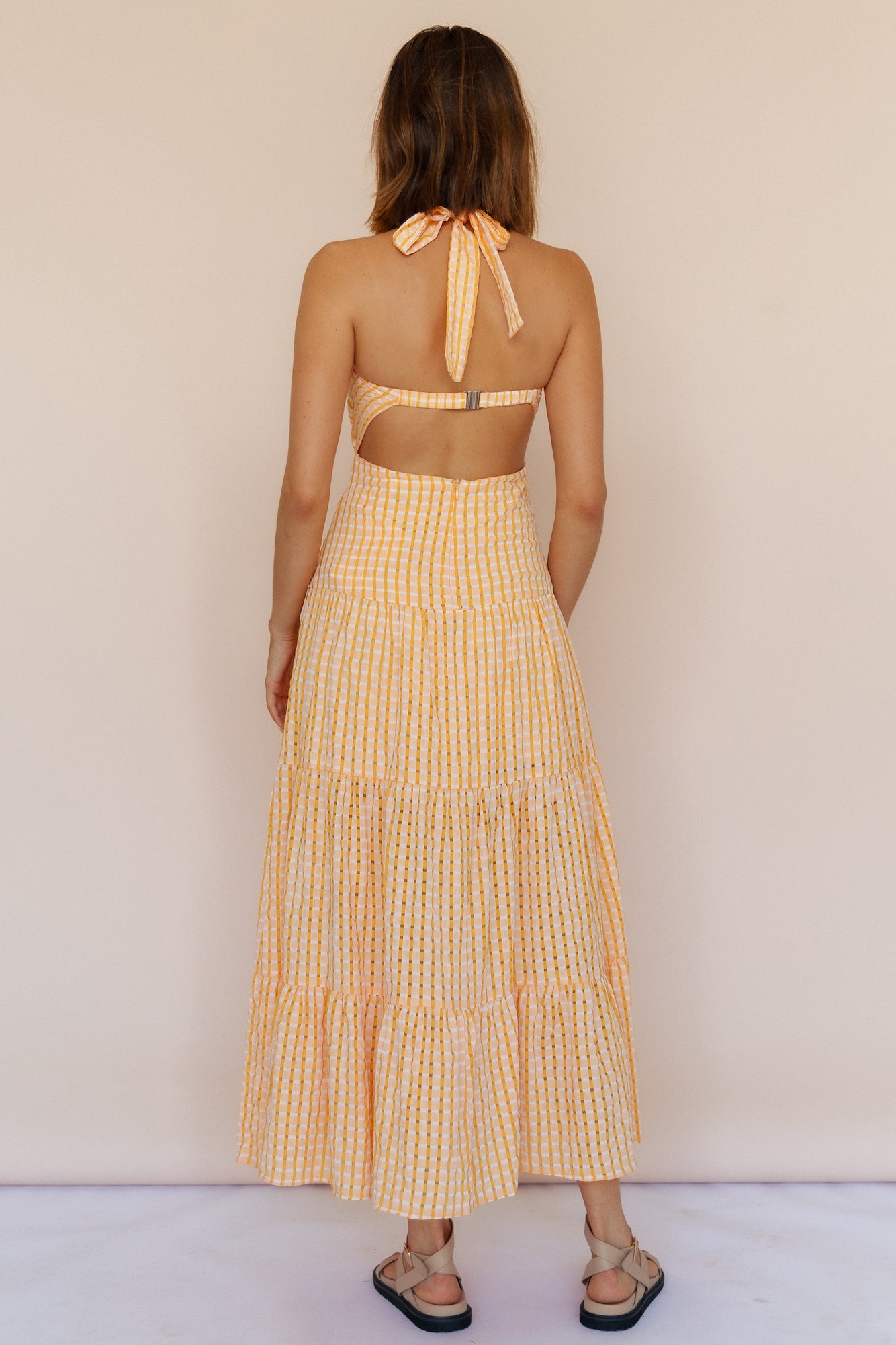 Words Of Glory Maxi Dress Orange-Seaa Fashion