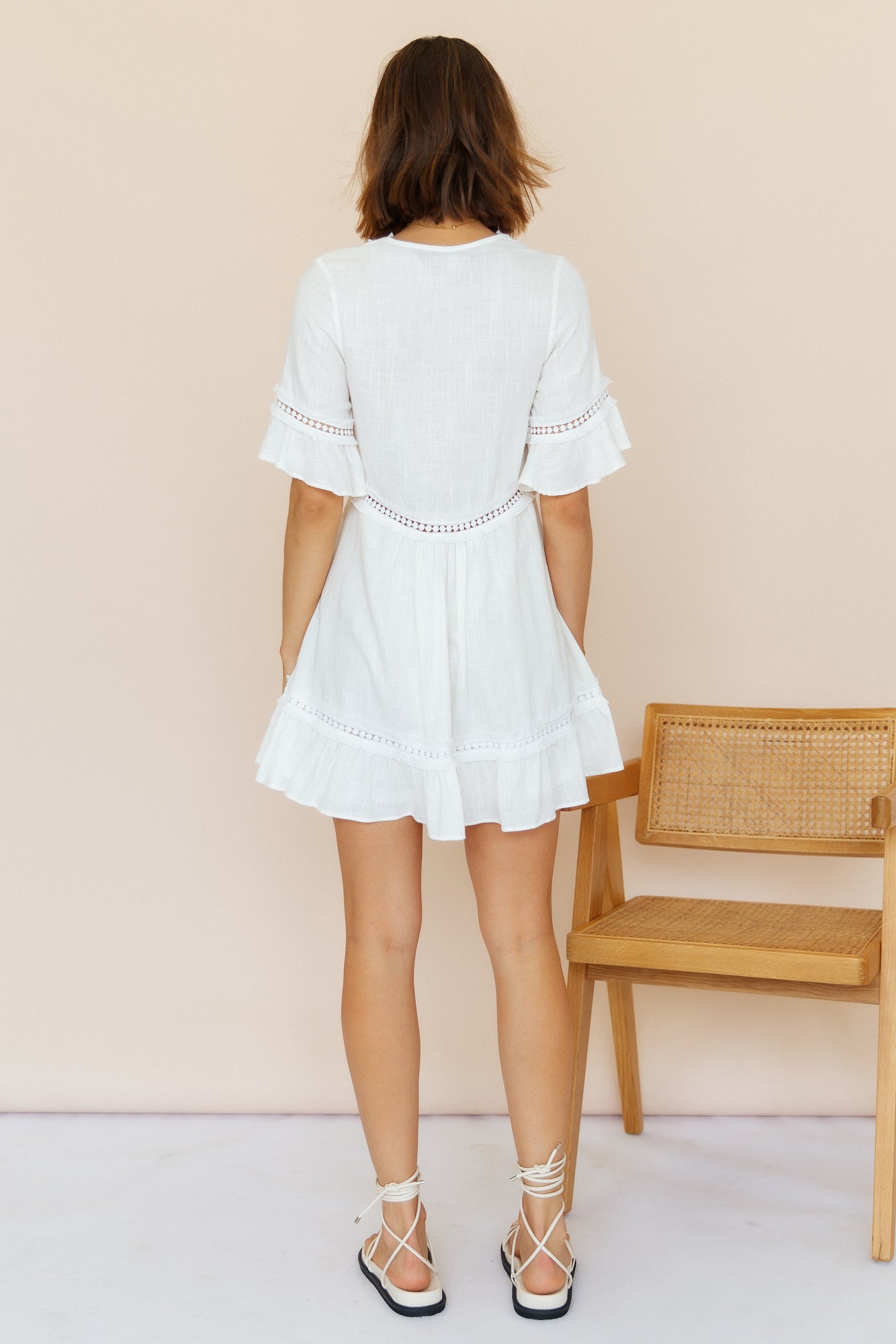 Sun Chasers Dress White-Seaa Fashion