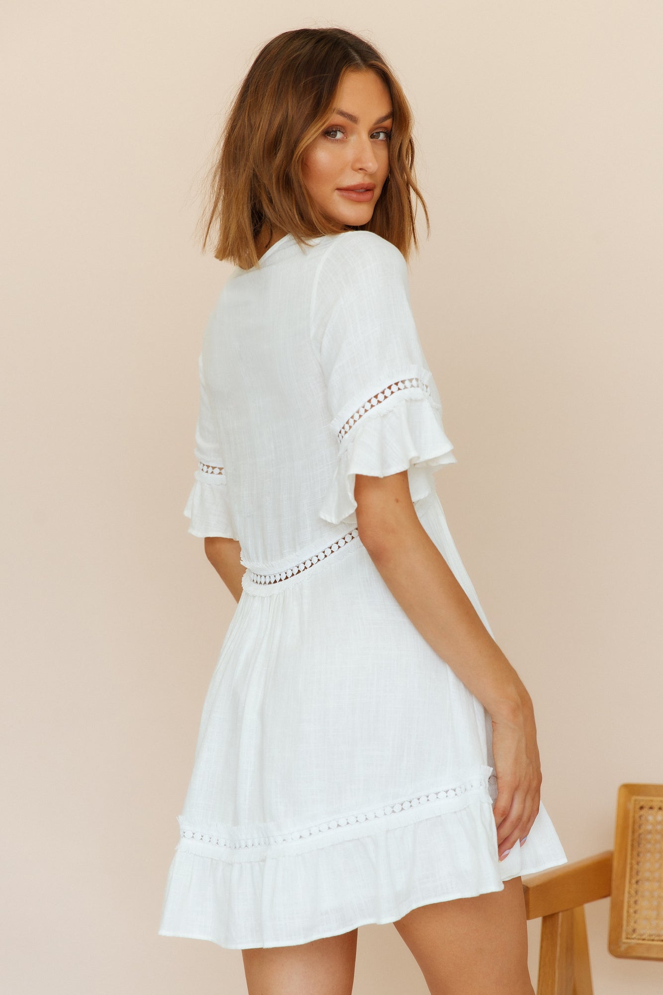 Sun Chasers Dress White-Seaa Fashion