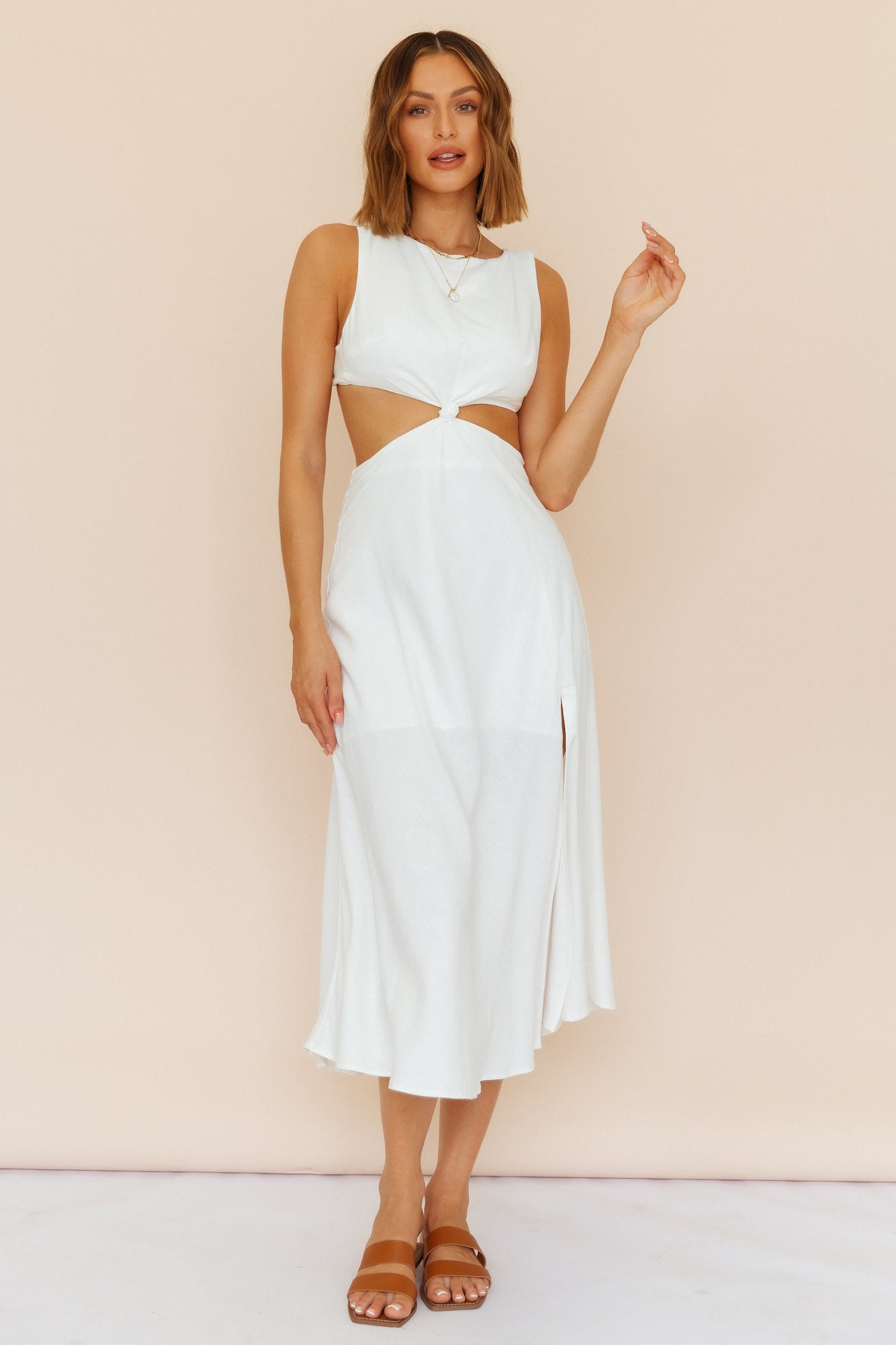 Introducing Me Maxi Dress White-Seaa Fashion