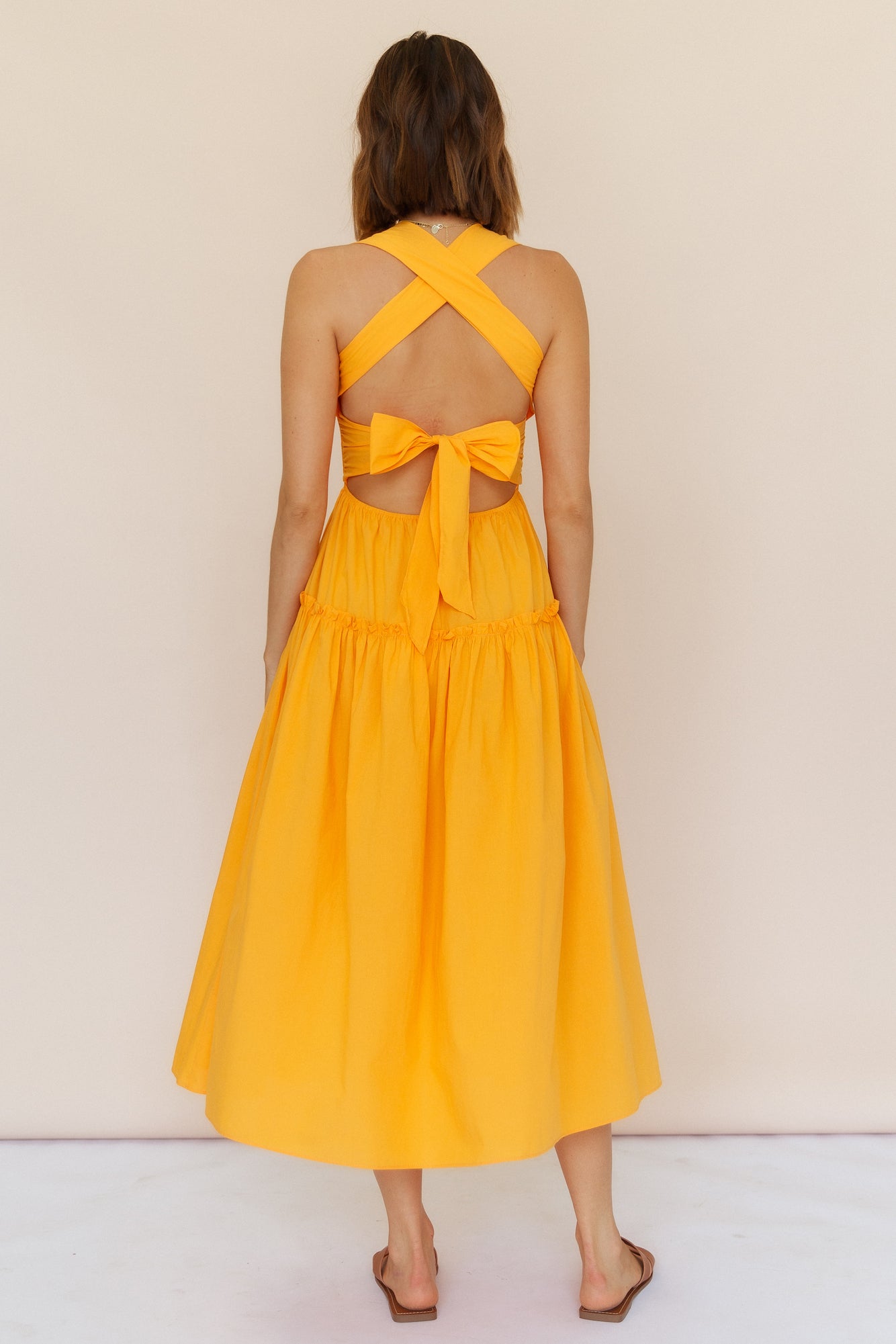 Everything Under The Sun Maxi Dress Orange-Seaa Fashion