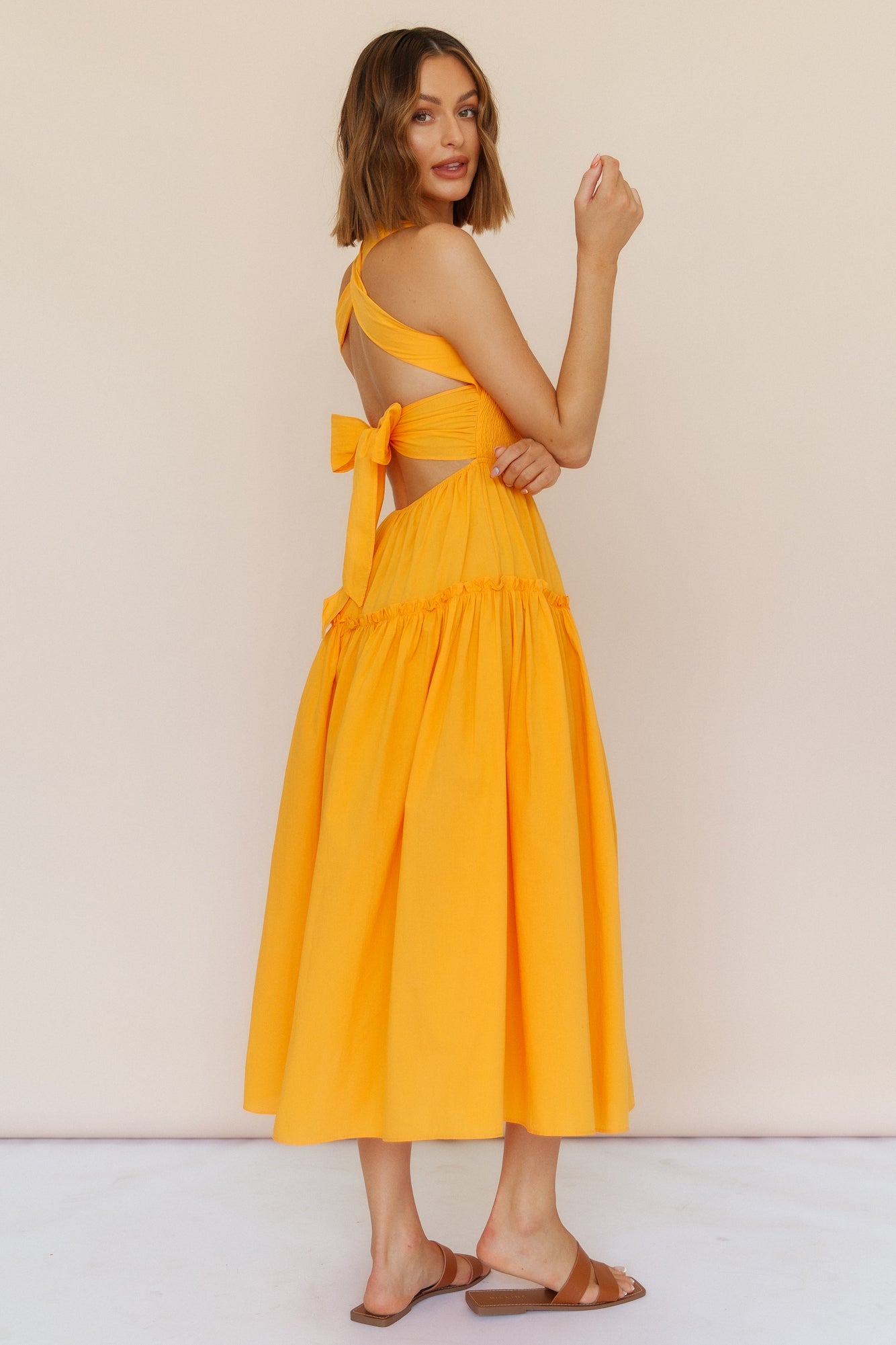Everything Under The Sun Maxi Dress Orange-Seaa Fashion