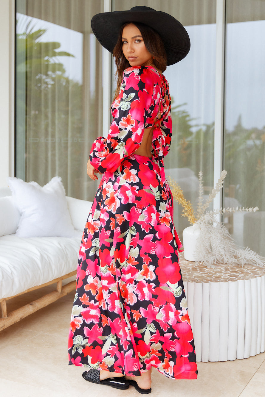 Chartreusian Maxi Dress Floral-Seaa Fashion