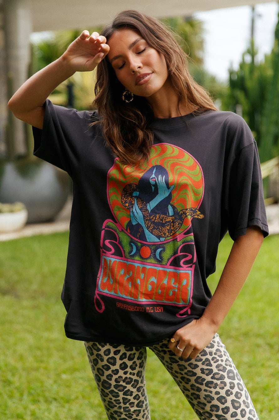 WRANGLER Serpent Muse Tee Black-Seaa Fashion